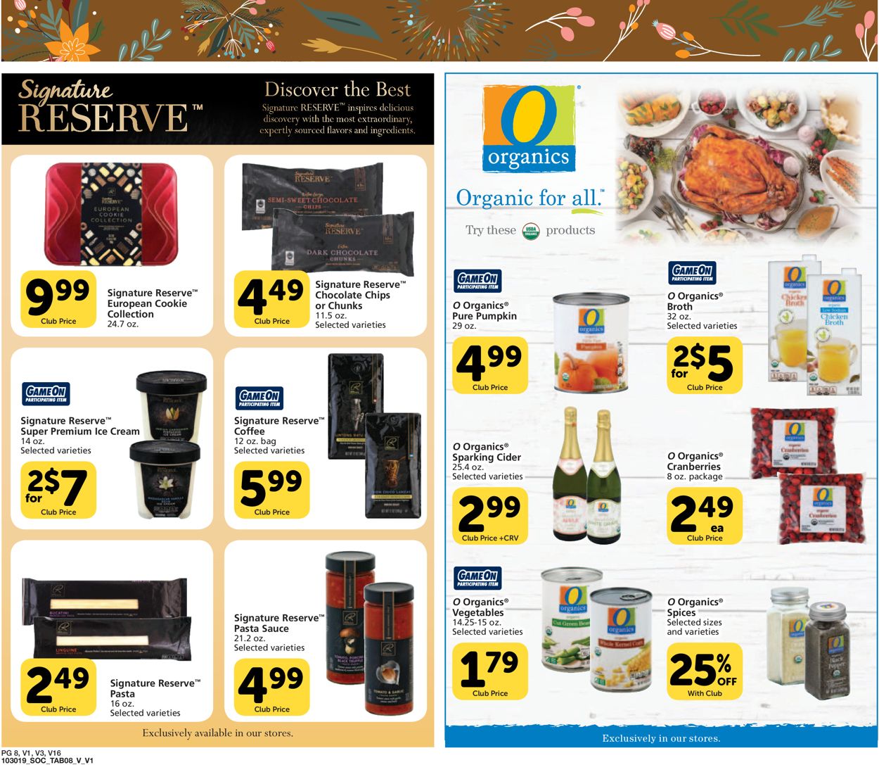 Catalogue Vons from 10/30/2019