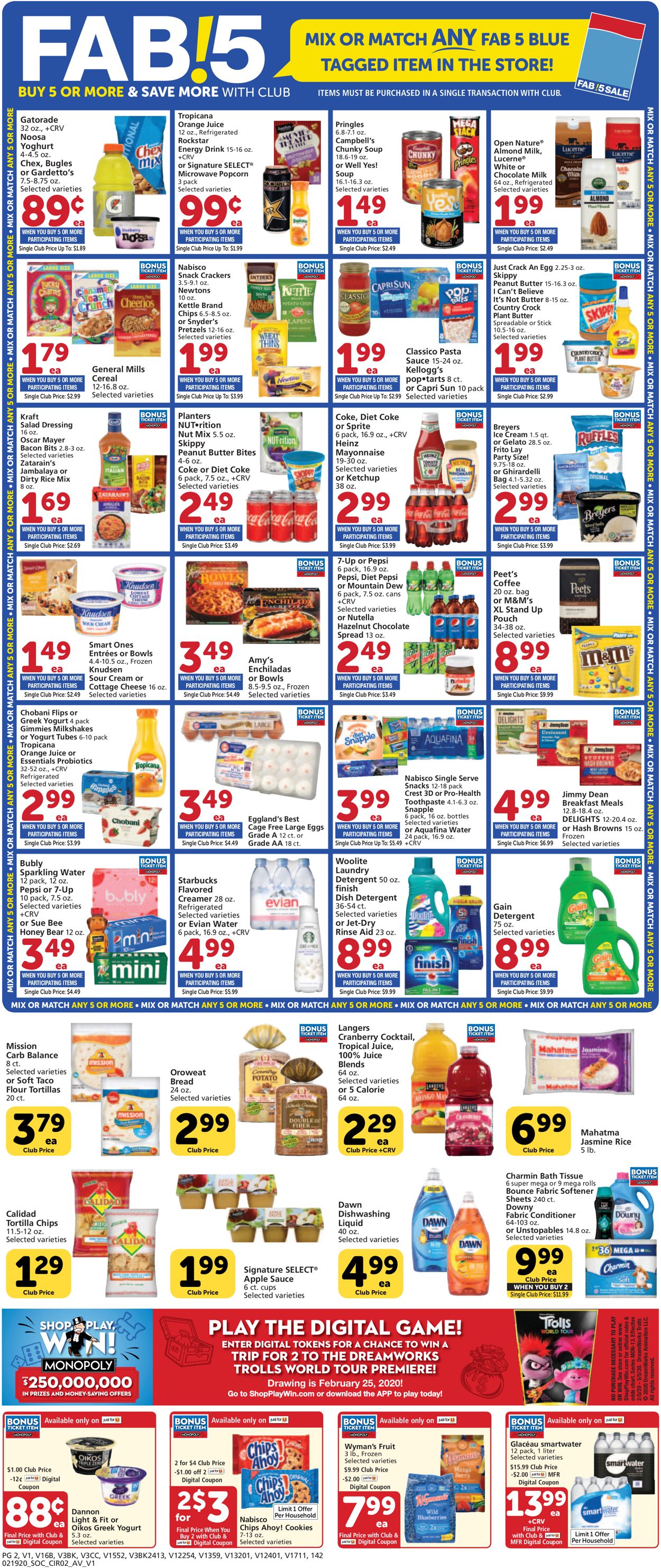 Catalogue Vons from 02/19/2020