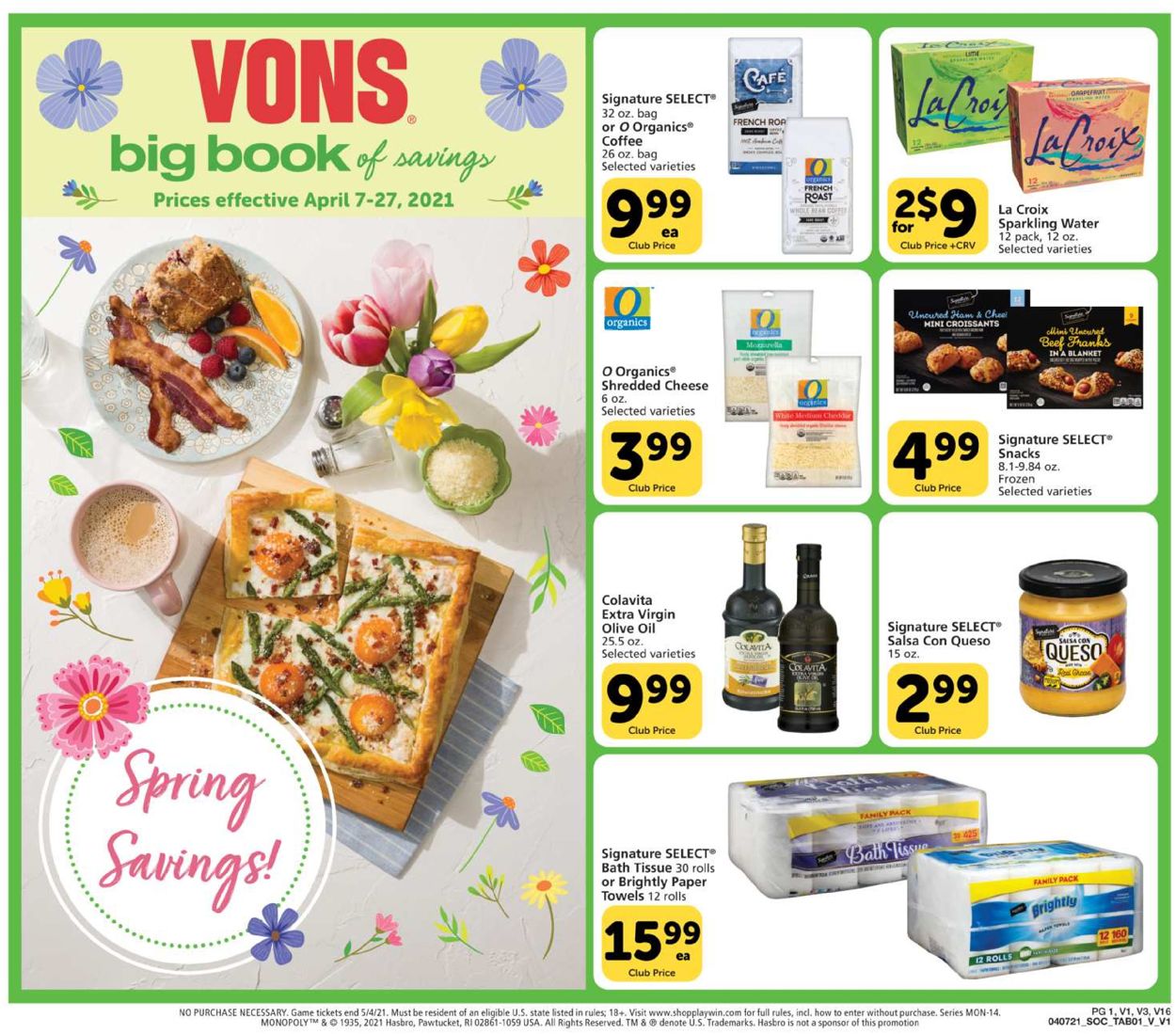 Catalogue Vons from 04/07/2021