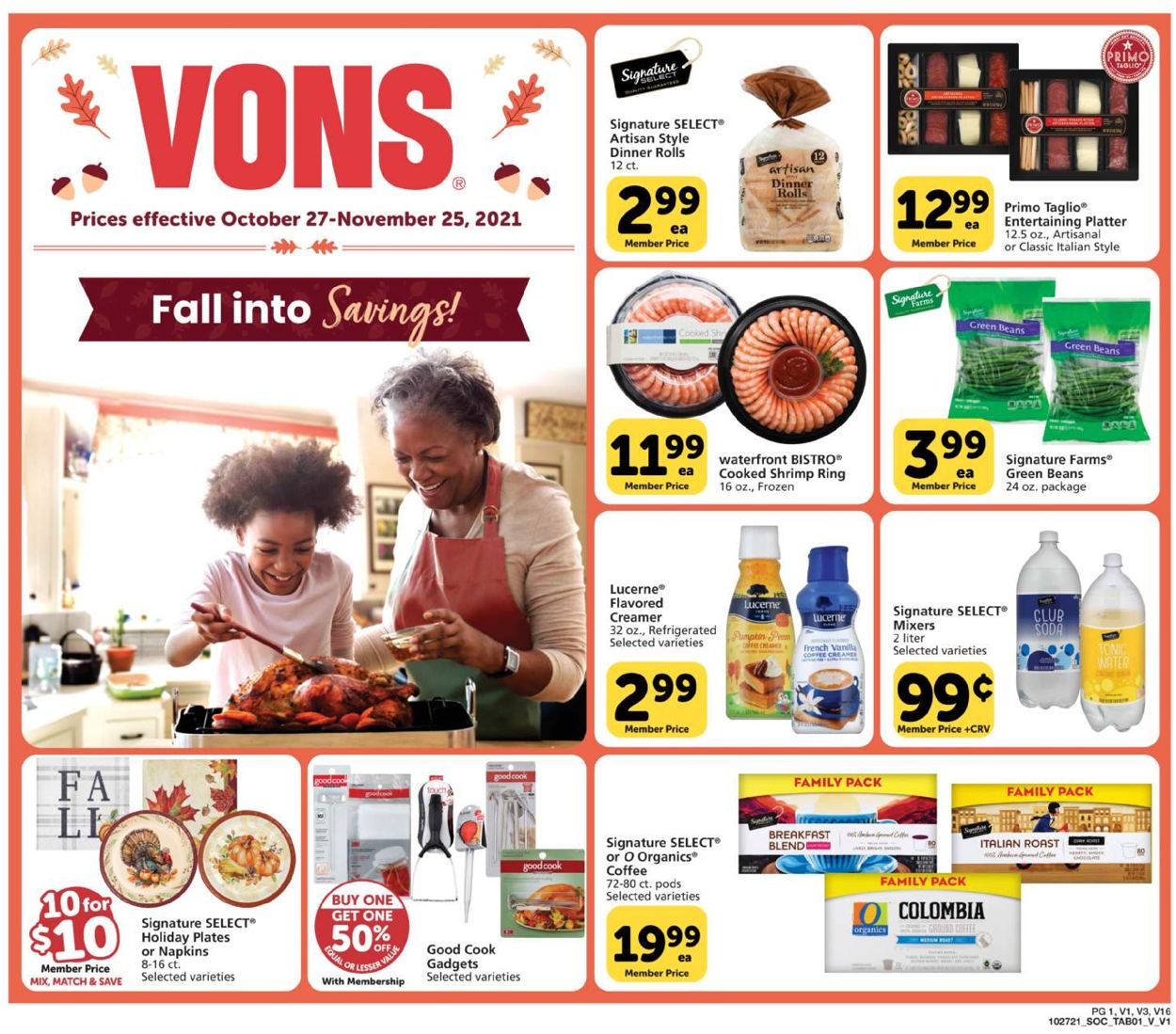 Catalogue Vons from 10/27/2021