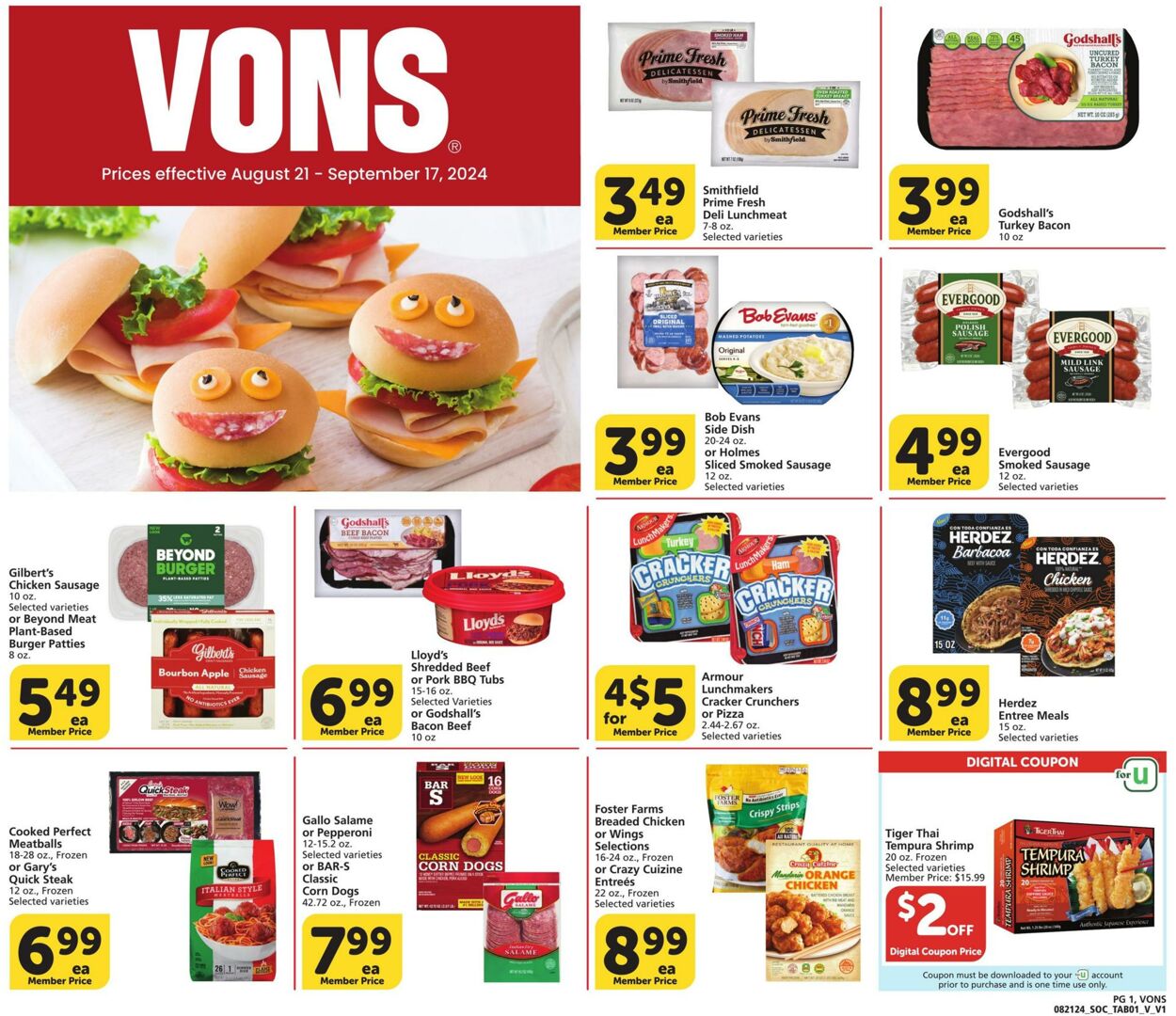 Catalogue Vons from 08/21/2024