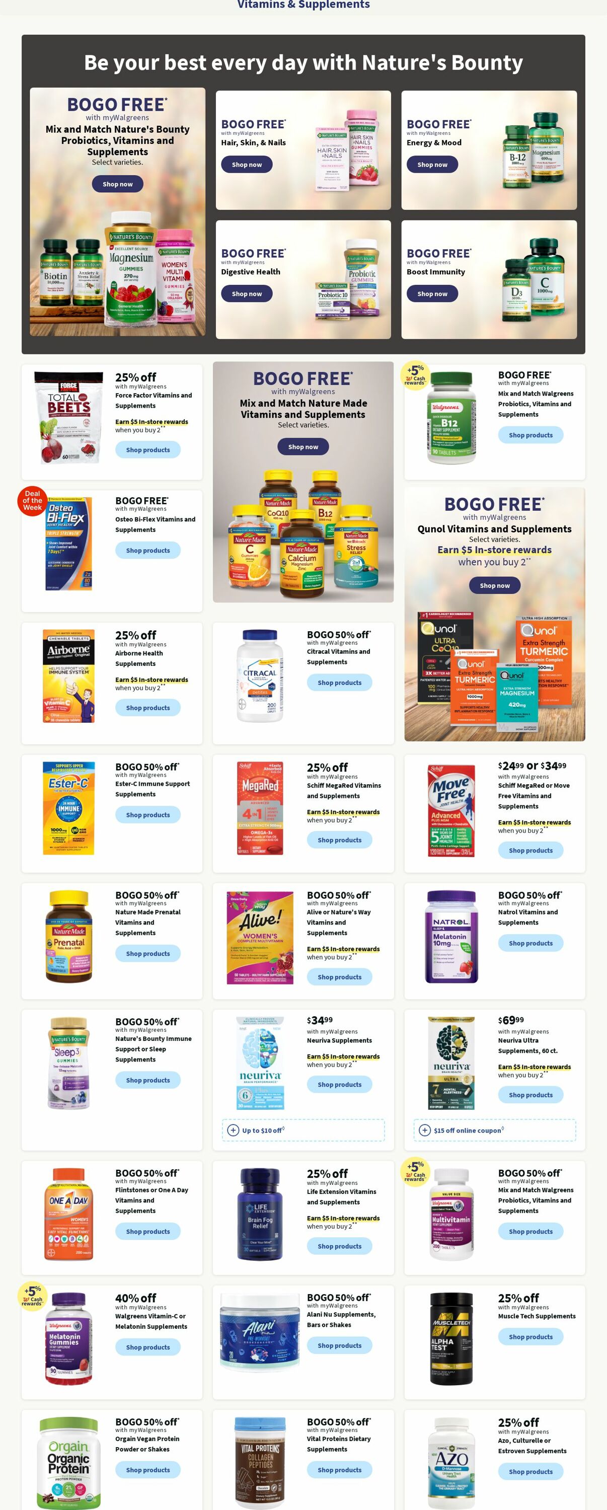 Catalogue Walgreens from 10/07/2024