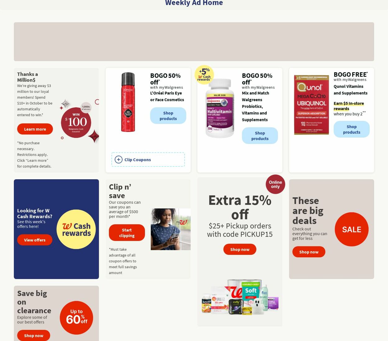 Catalogue Walgreens from 10/14/2024