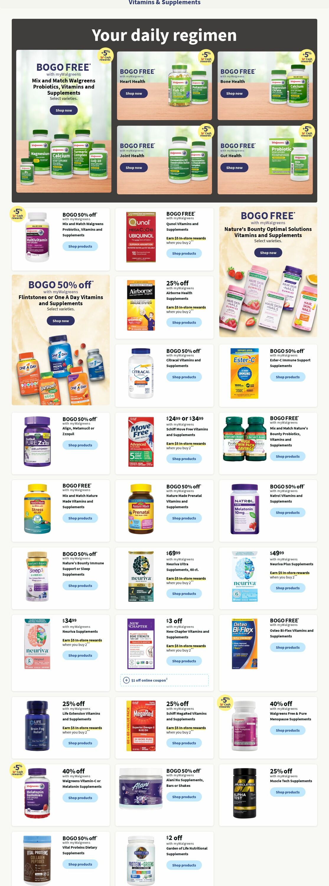 Catalogue Walgreens from 10/14/2024