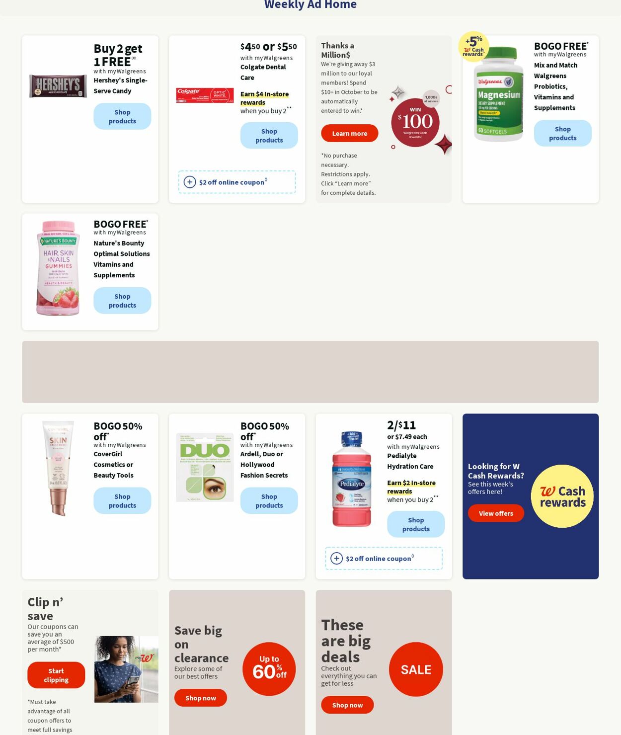 Catalogue Walgreens from 10/21/2024