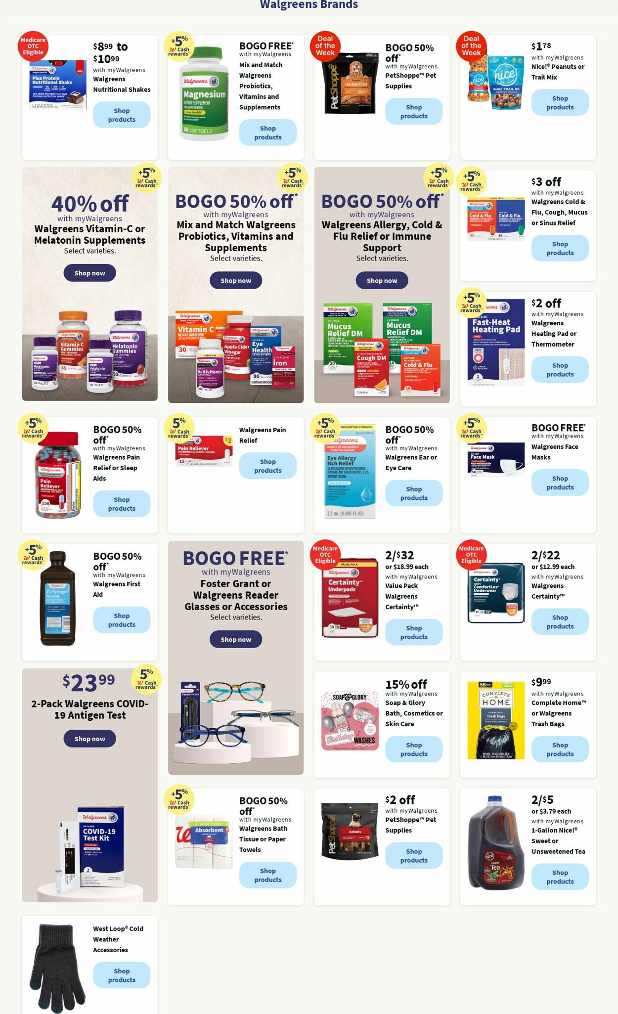 Catalogue Walgreens from 10/21/2024