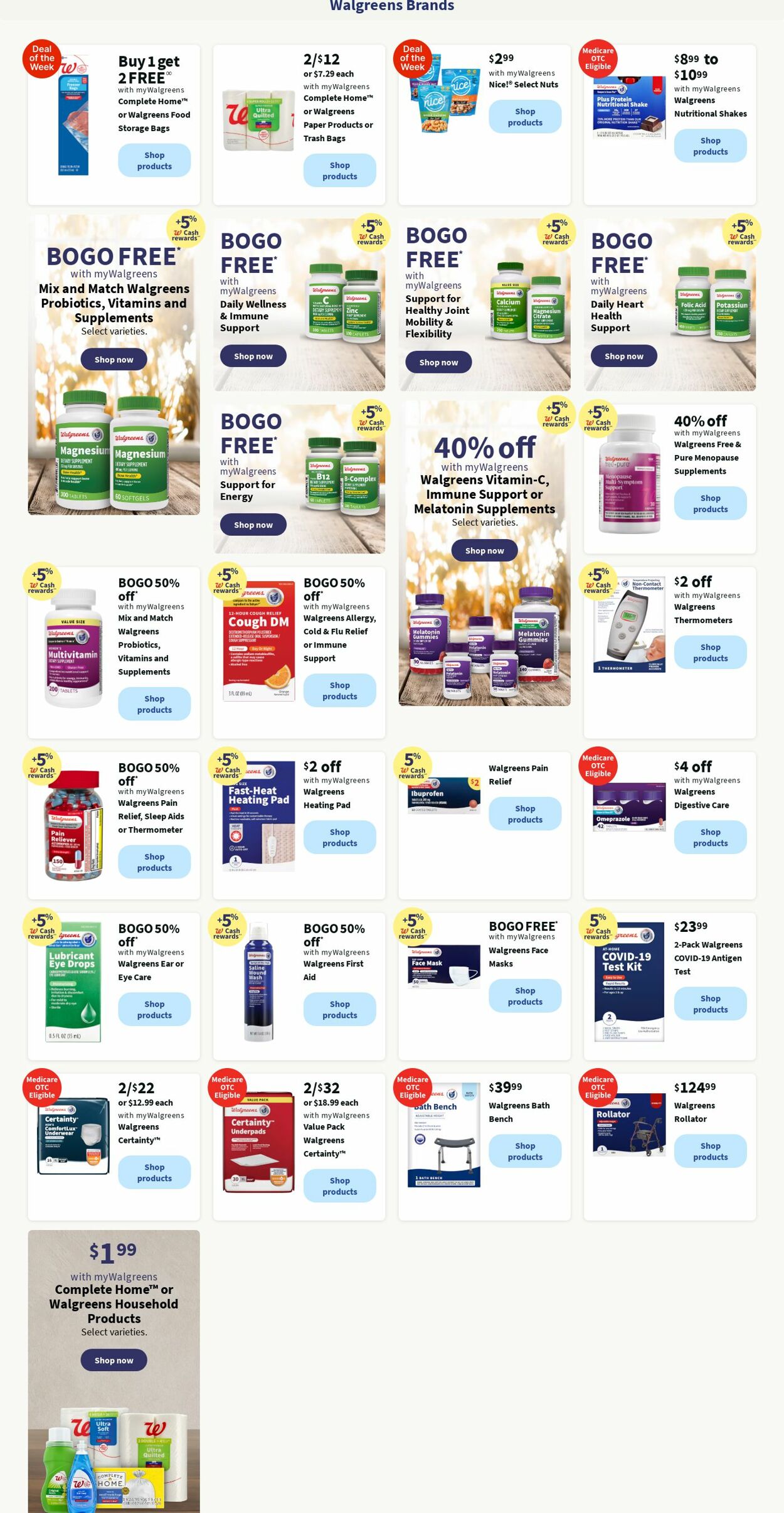 Catalogue Walgreens from 10/28/2024