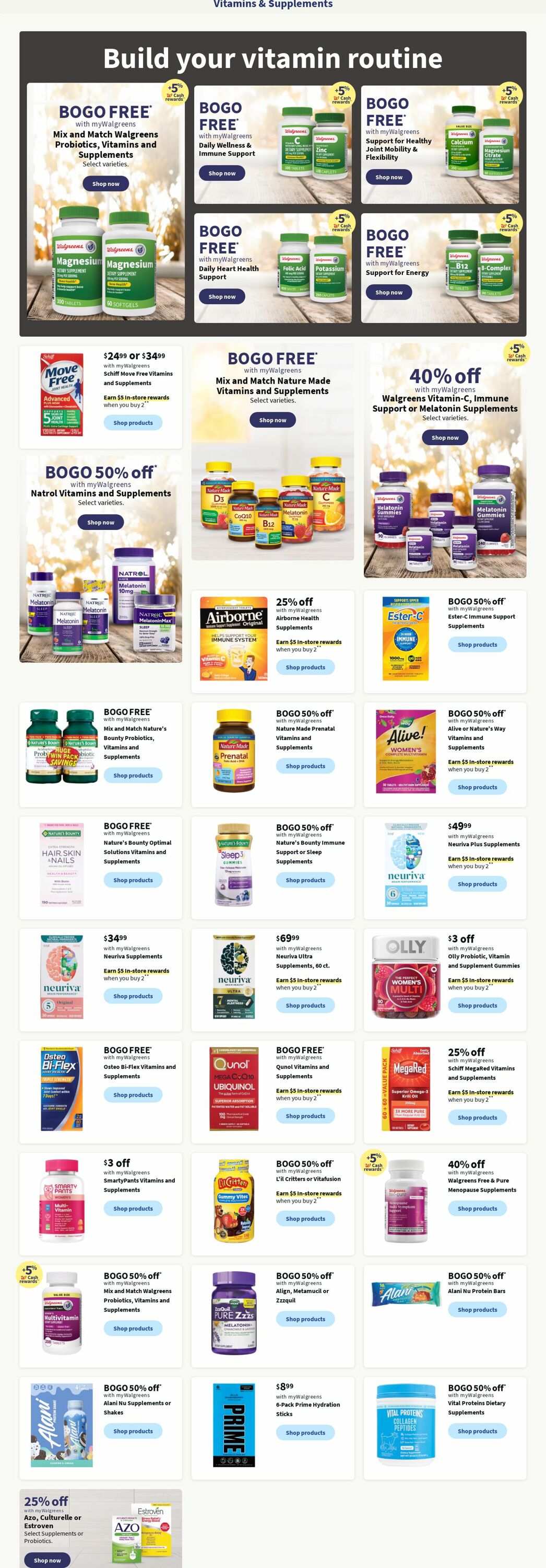 Catalogue Walgreens from 10/28/2024