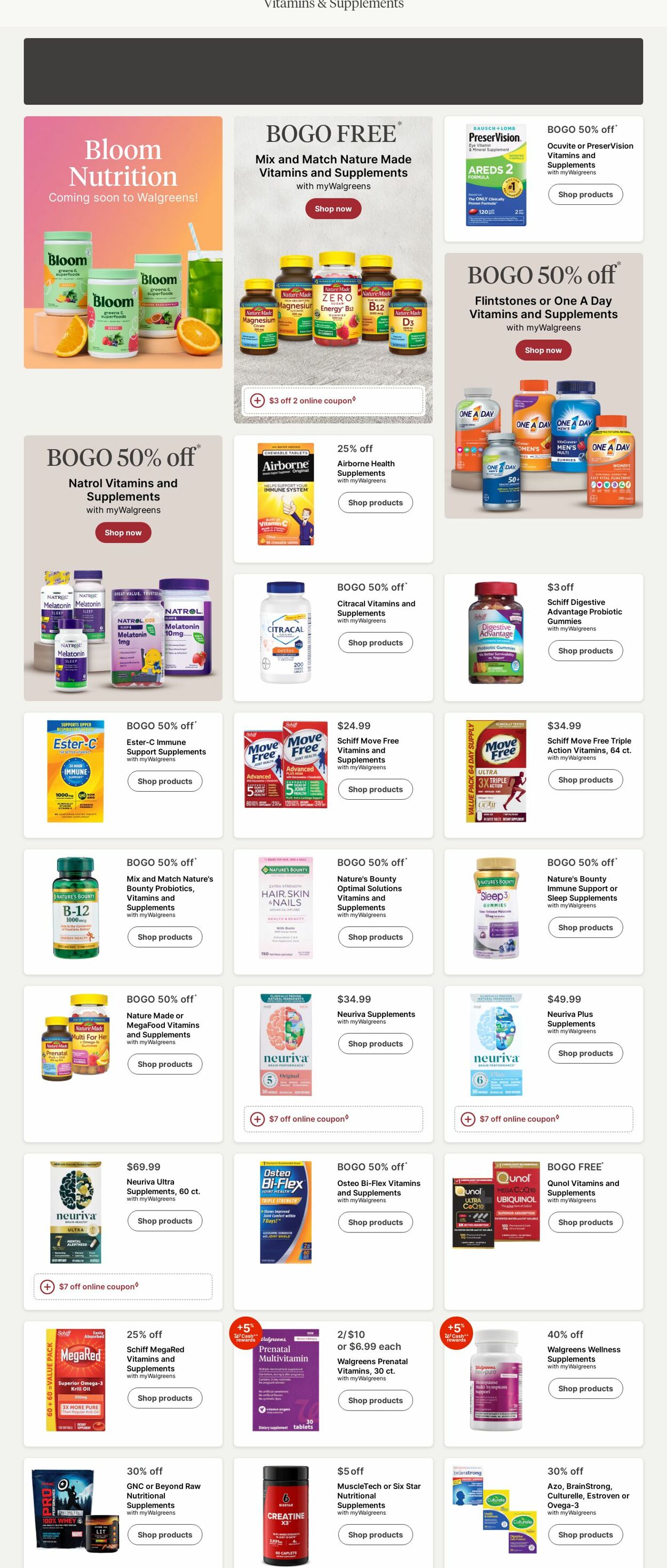 Catalogue Walgreens from 11/11/2024