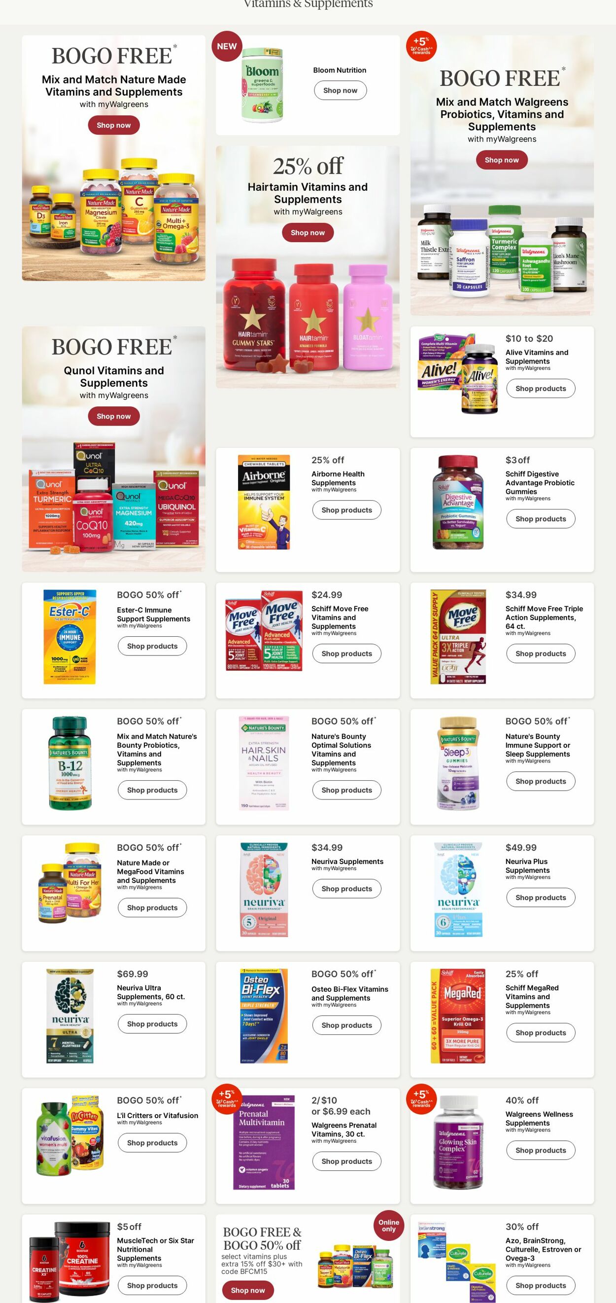 Catalogue Walgreens from 11/25/2024