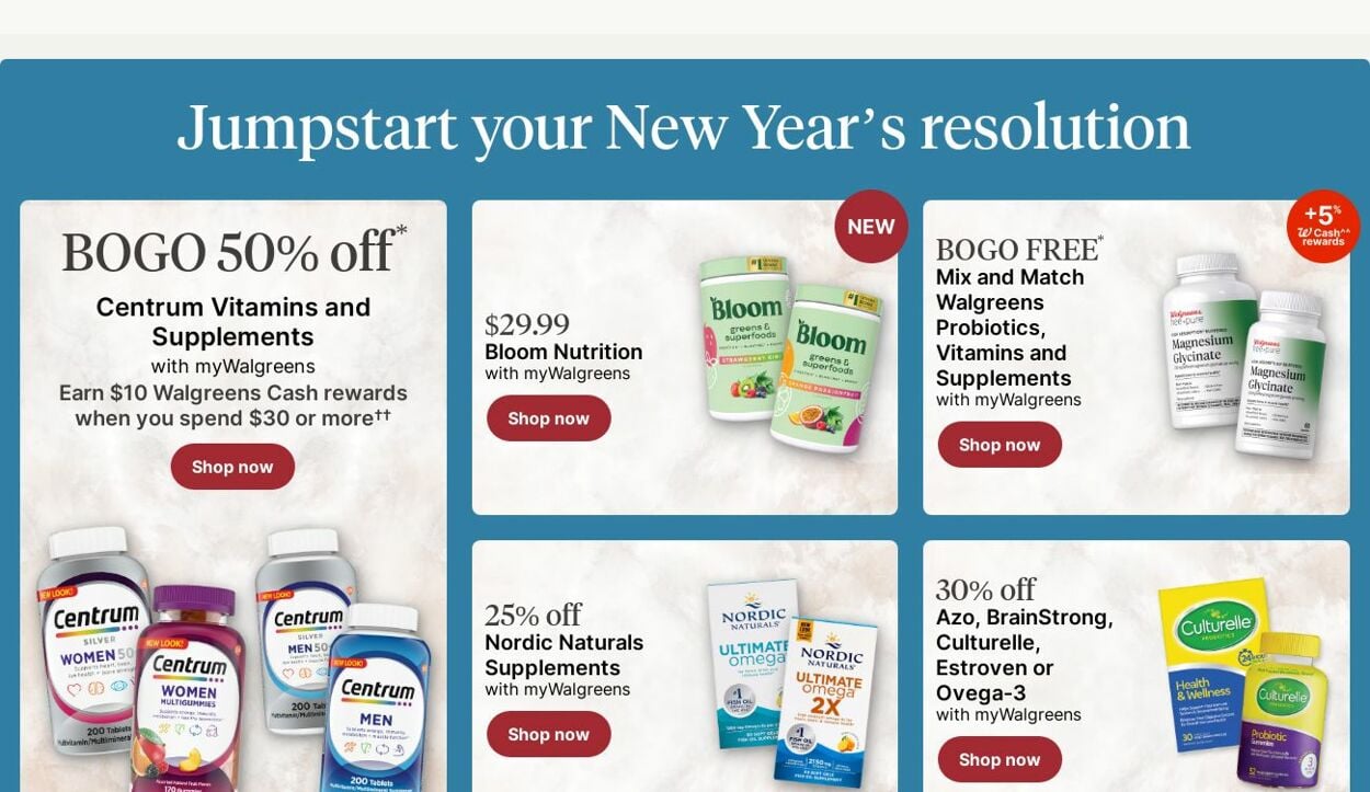 Catalogue Walgreens from 12/30/2024