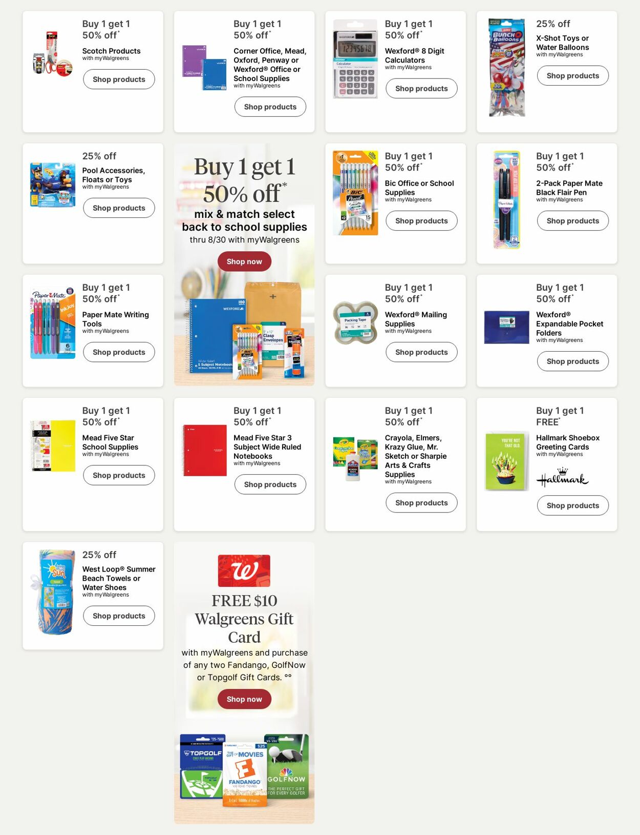 Catalogue Walgreens from 06/30/2025