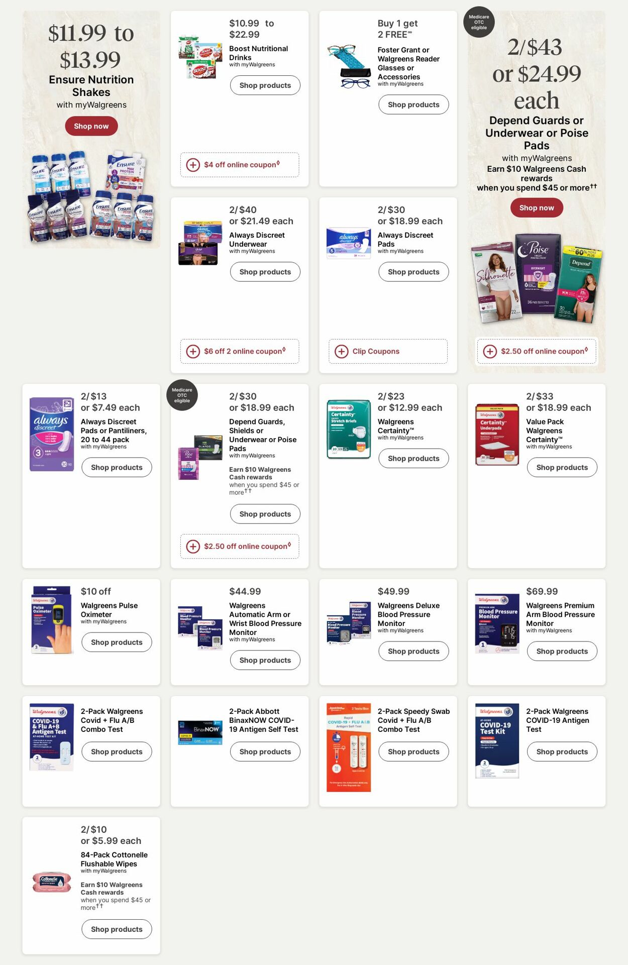 Catalogue Walgreens from 07/14/2025