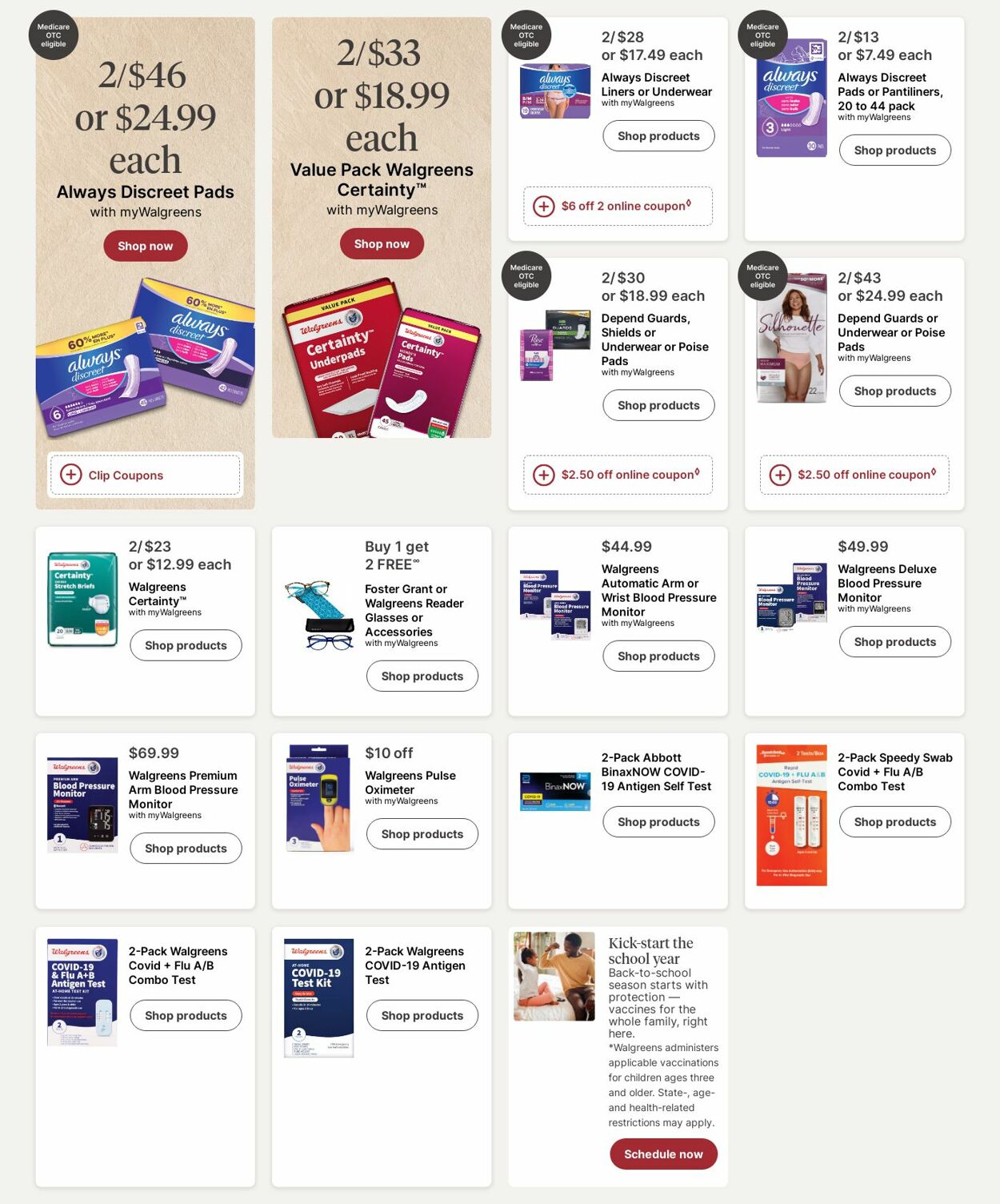 Catalogue Walgreens from 07/21/2025