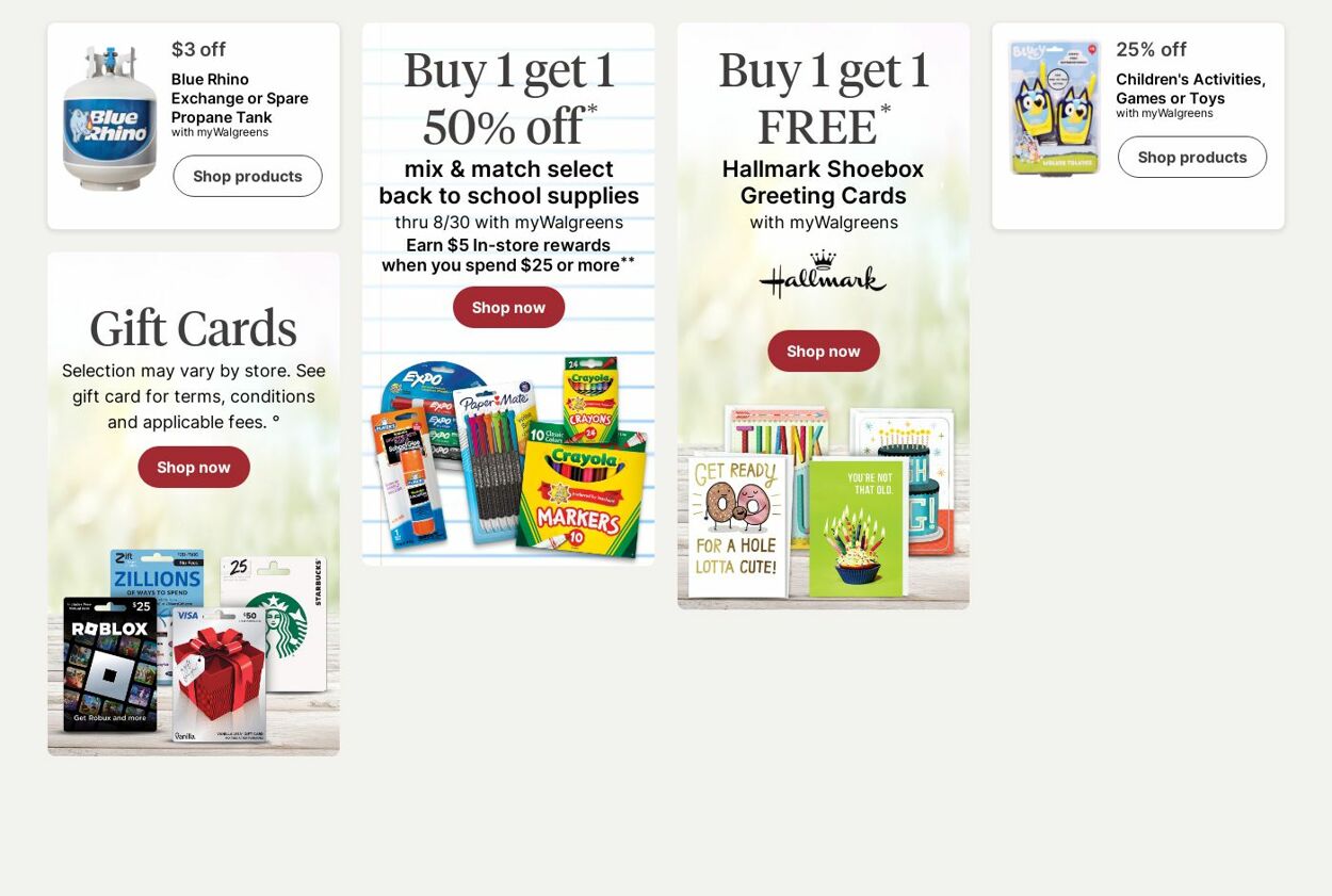 Catalogue Walgreens from 07/21/2025