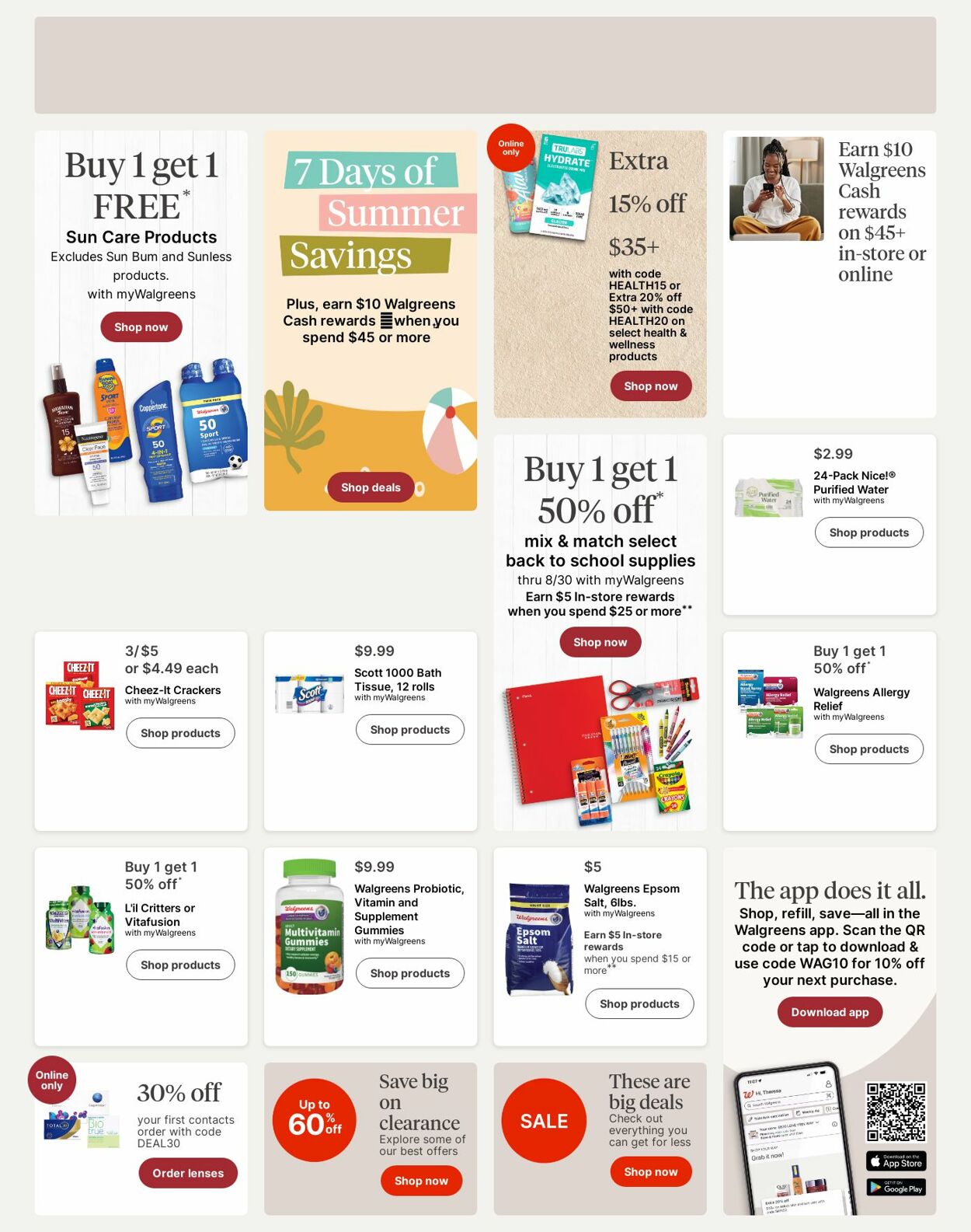 Catalogue Walgreens from 07/28/2025
