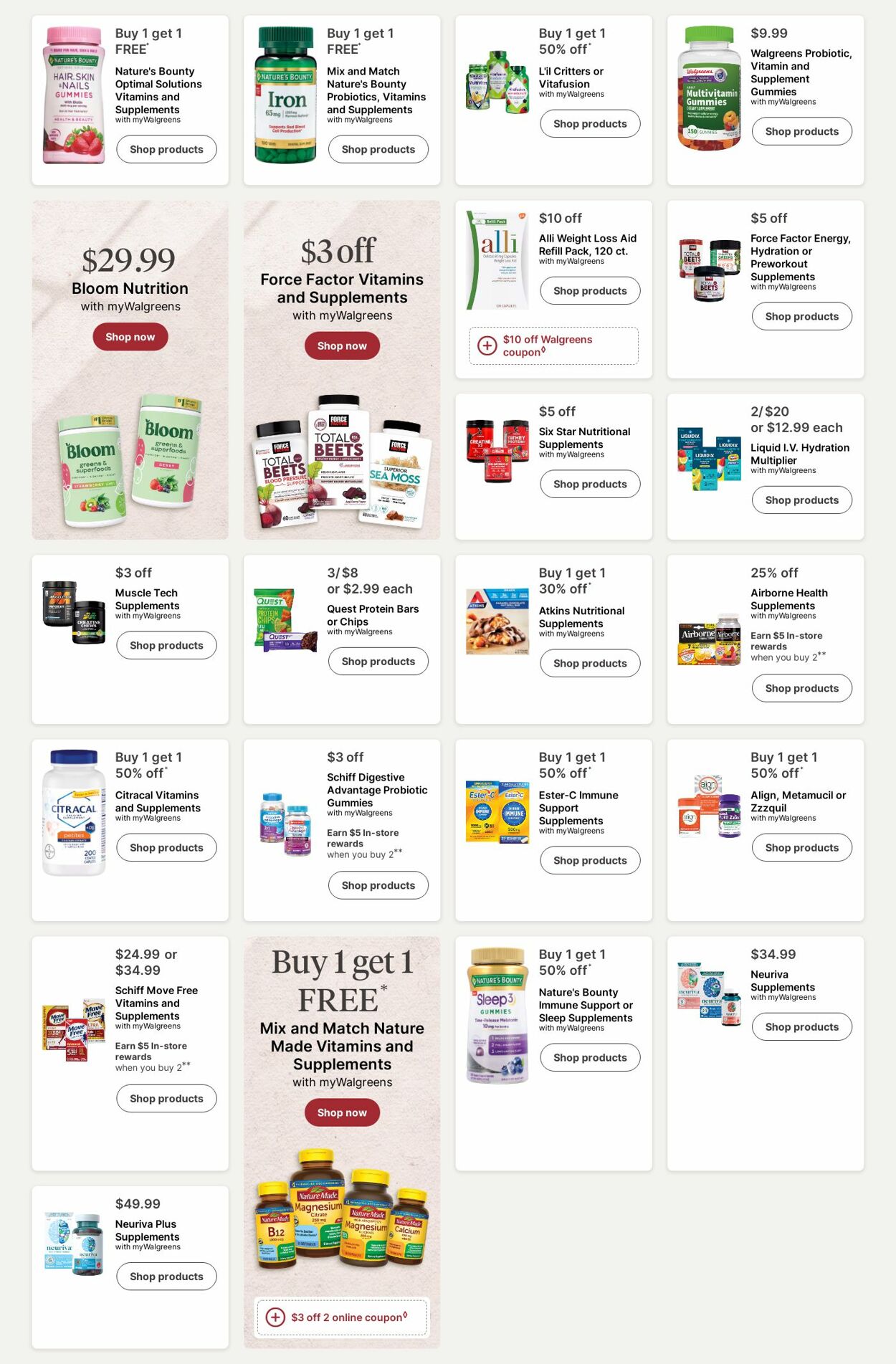 Catalogue Walgreens from 07/28/2025