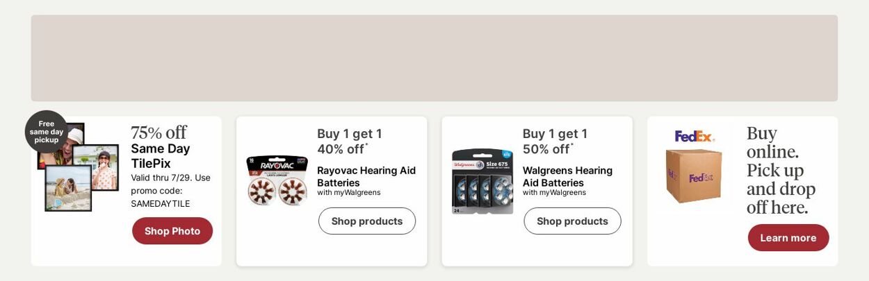 Catalogue Walgreens from 07/28/2025