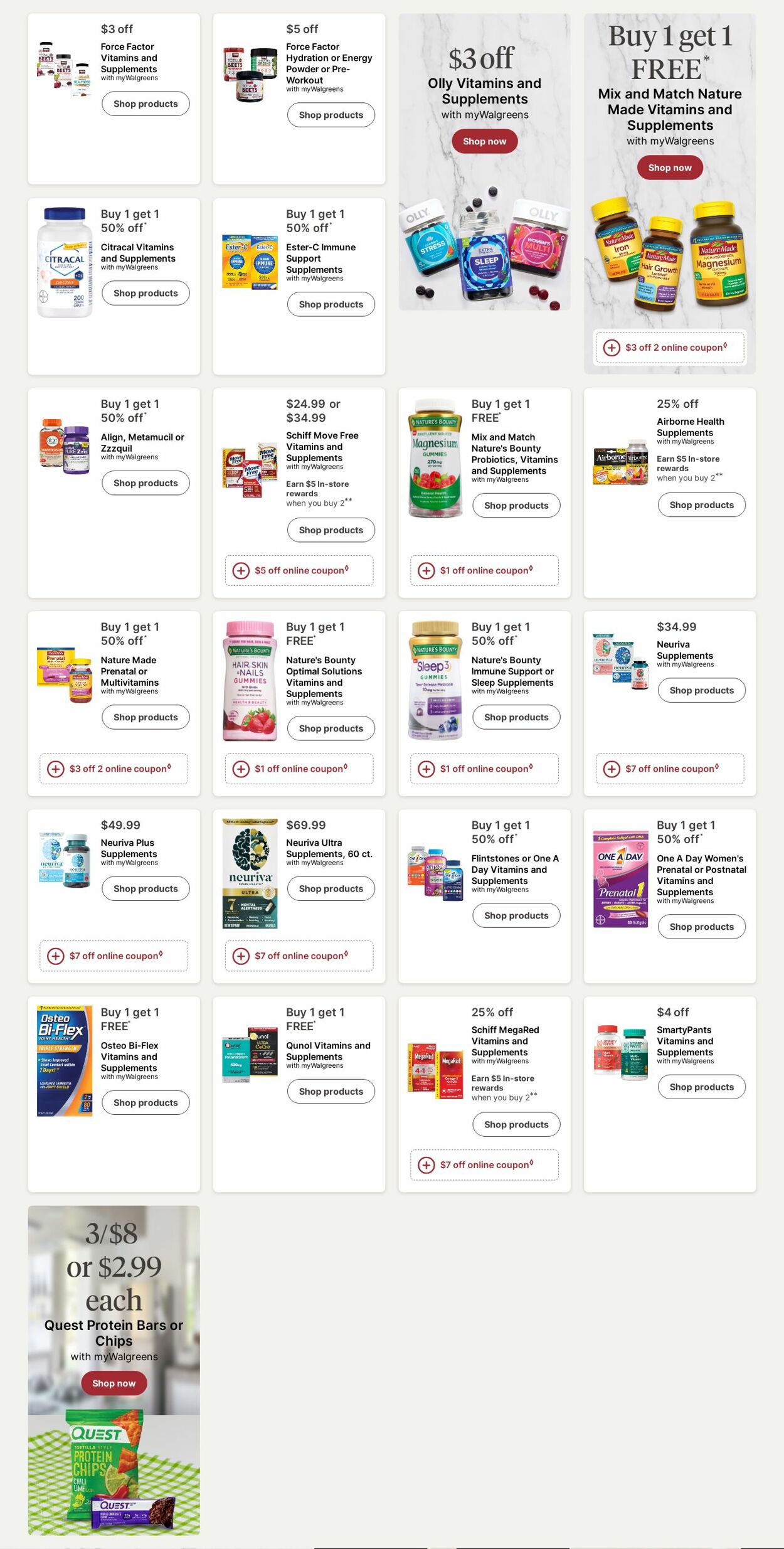 Catalogue Walgreens from 08/11/2025