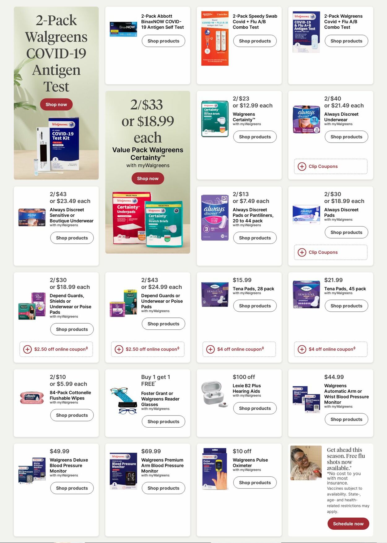 Catalogue Walgreens from 08/25/2025