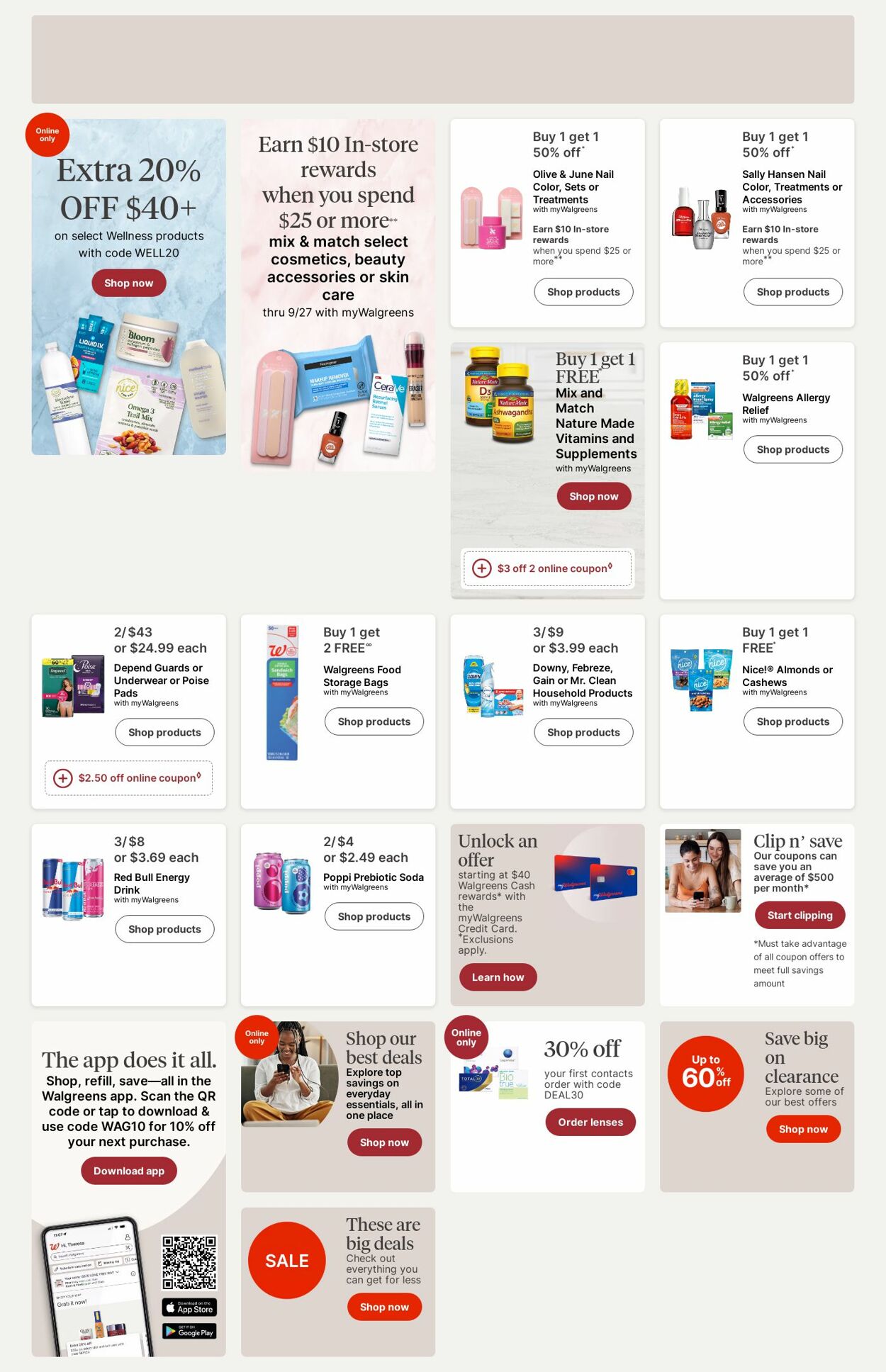 Catalogue Walgreens from 09/22/2025