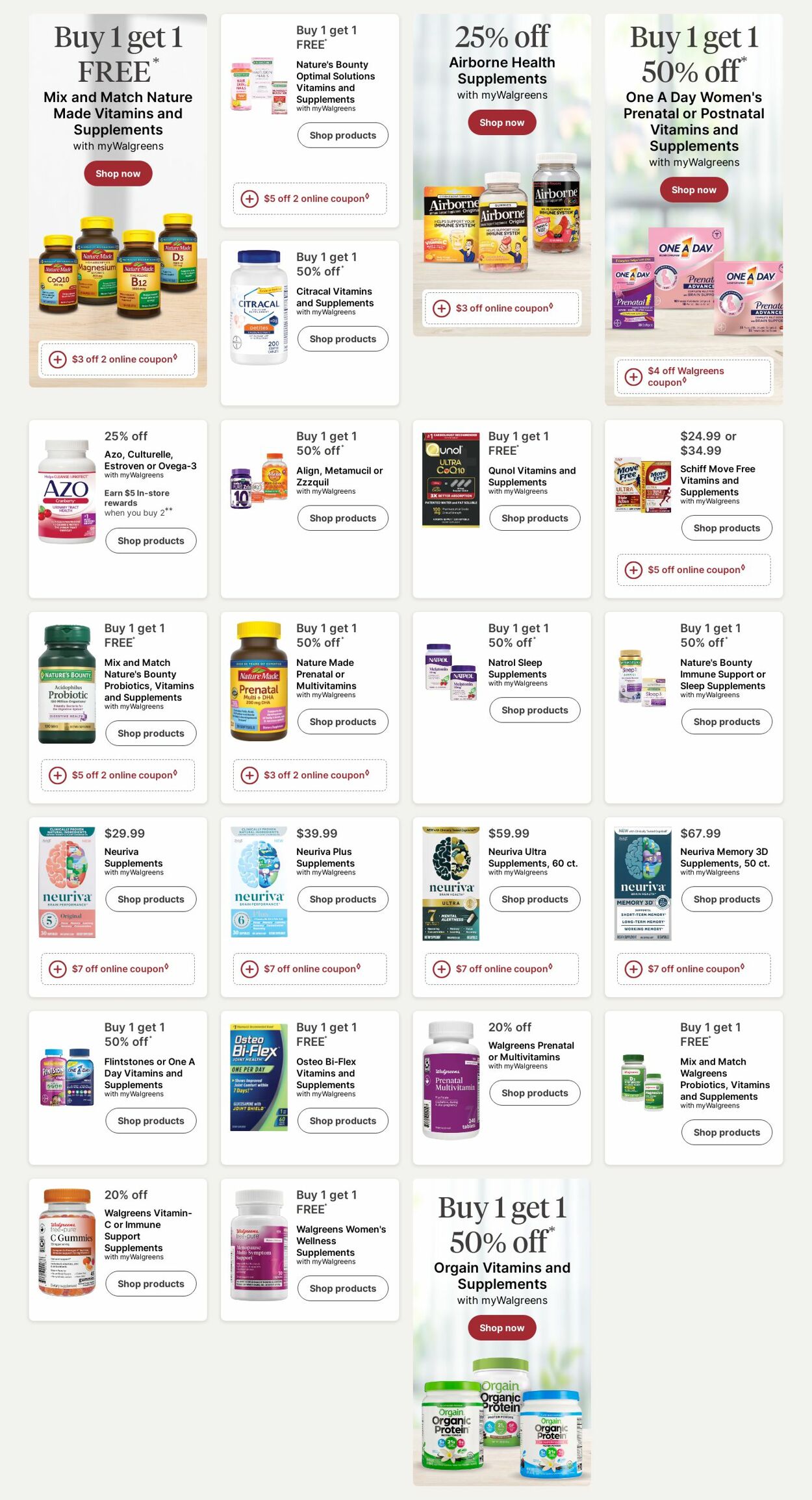 Catalogue Walgreens from 10/13/2025