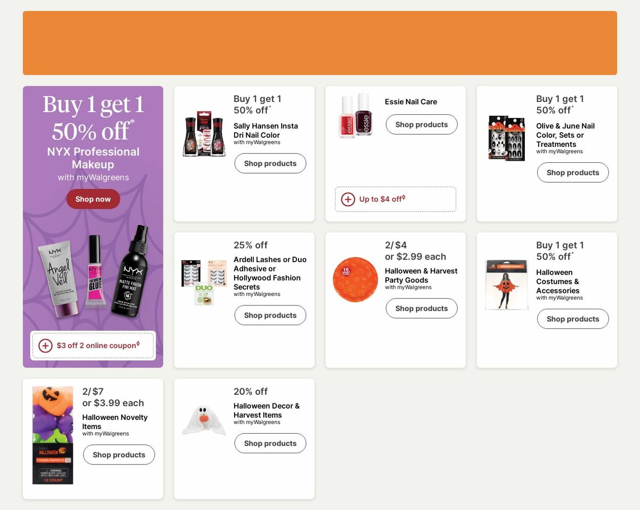 Catalogue Walgreens from 10/20/2025