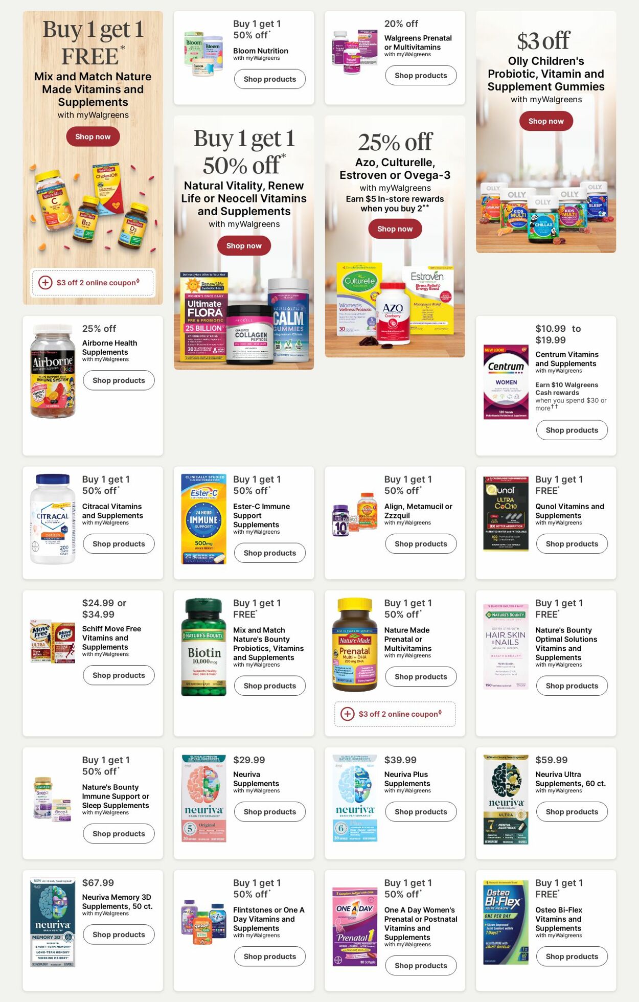 Catalogue Walgreens from 10/20/2025