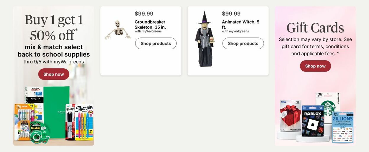 Catalogue Walgreens from 08/31/2026