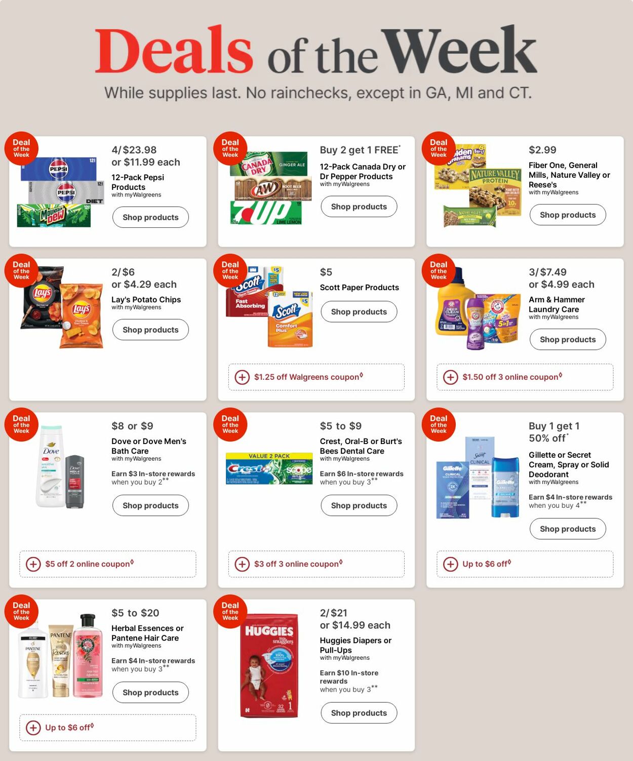 Catalogue Walgreens from 10/05/2026