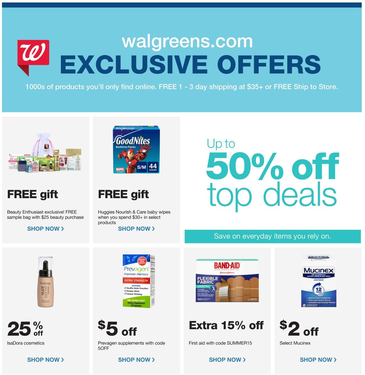 Catalogue Walgreens from 06/09/2019
