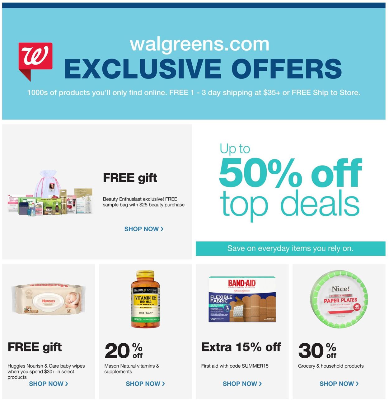 Catalogue Walgreens from 06/16/2019