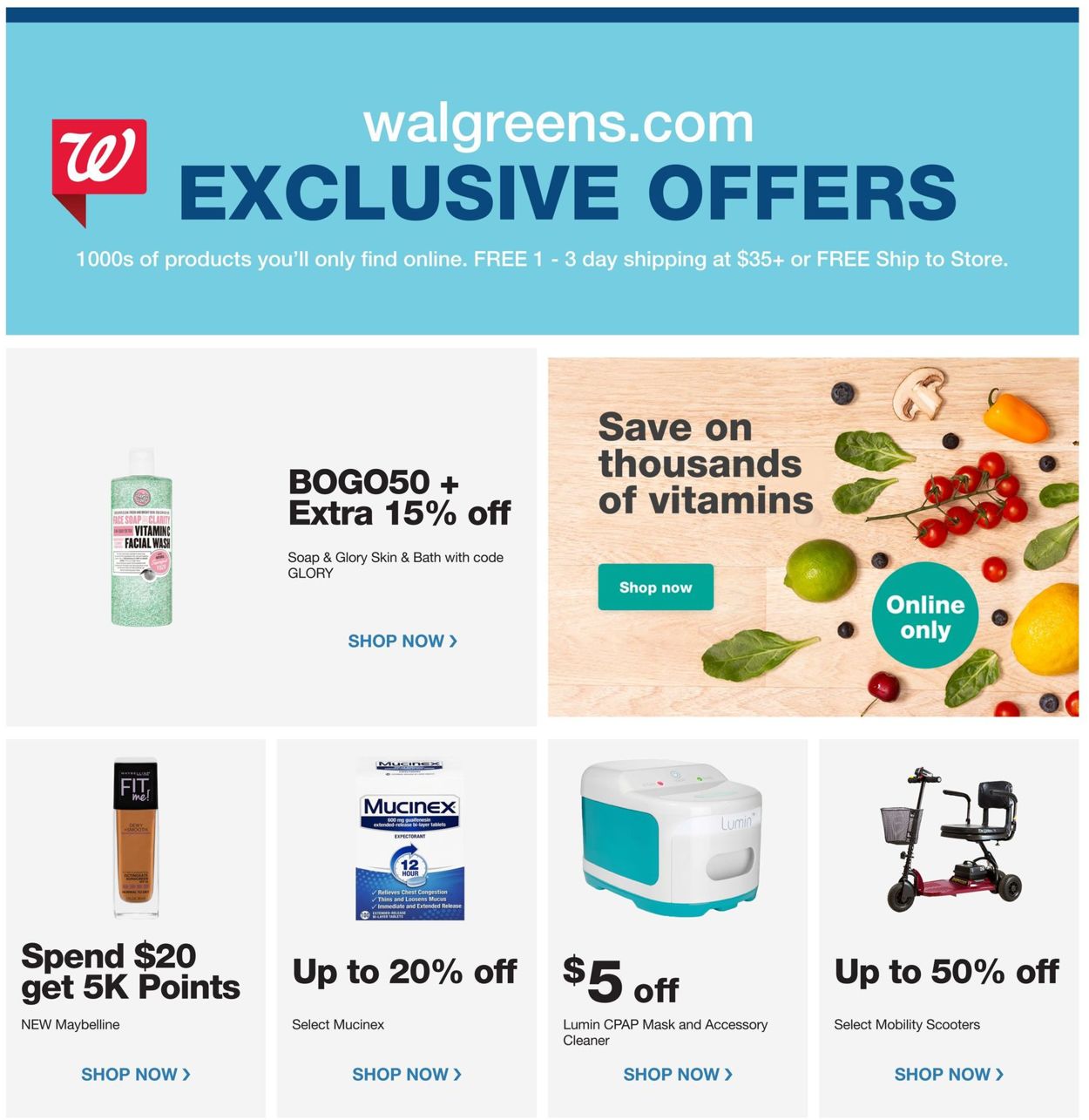 Catalogue Walgreens from 07/07/2019