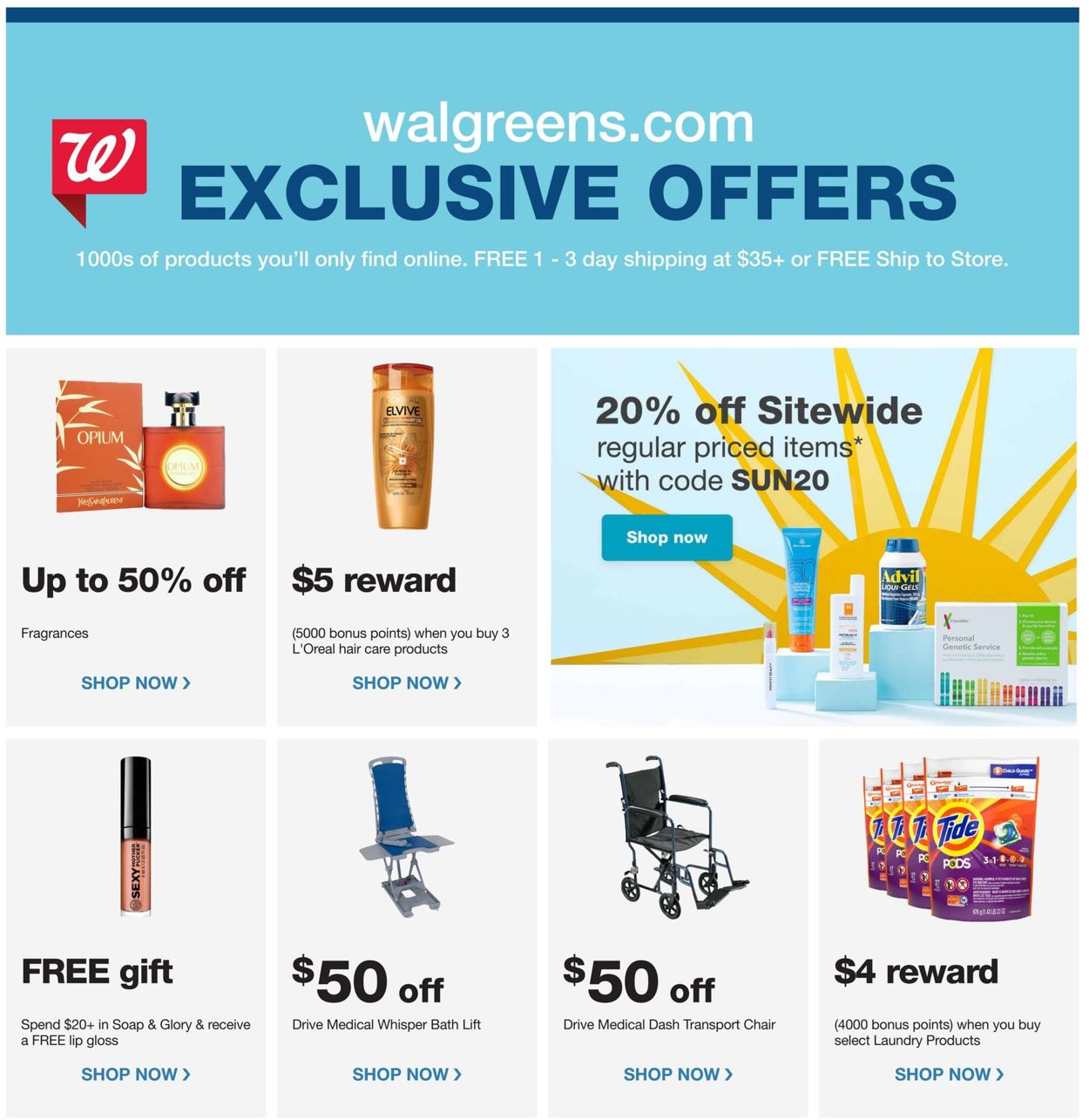 Catalogue Walgreens from 07/14/2019