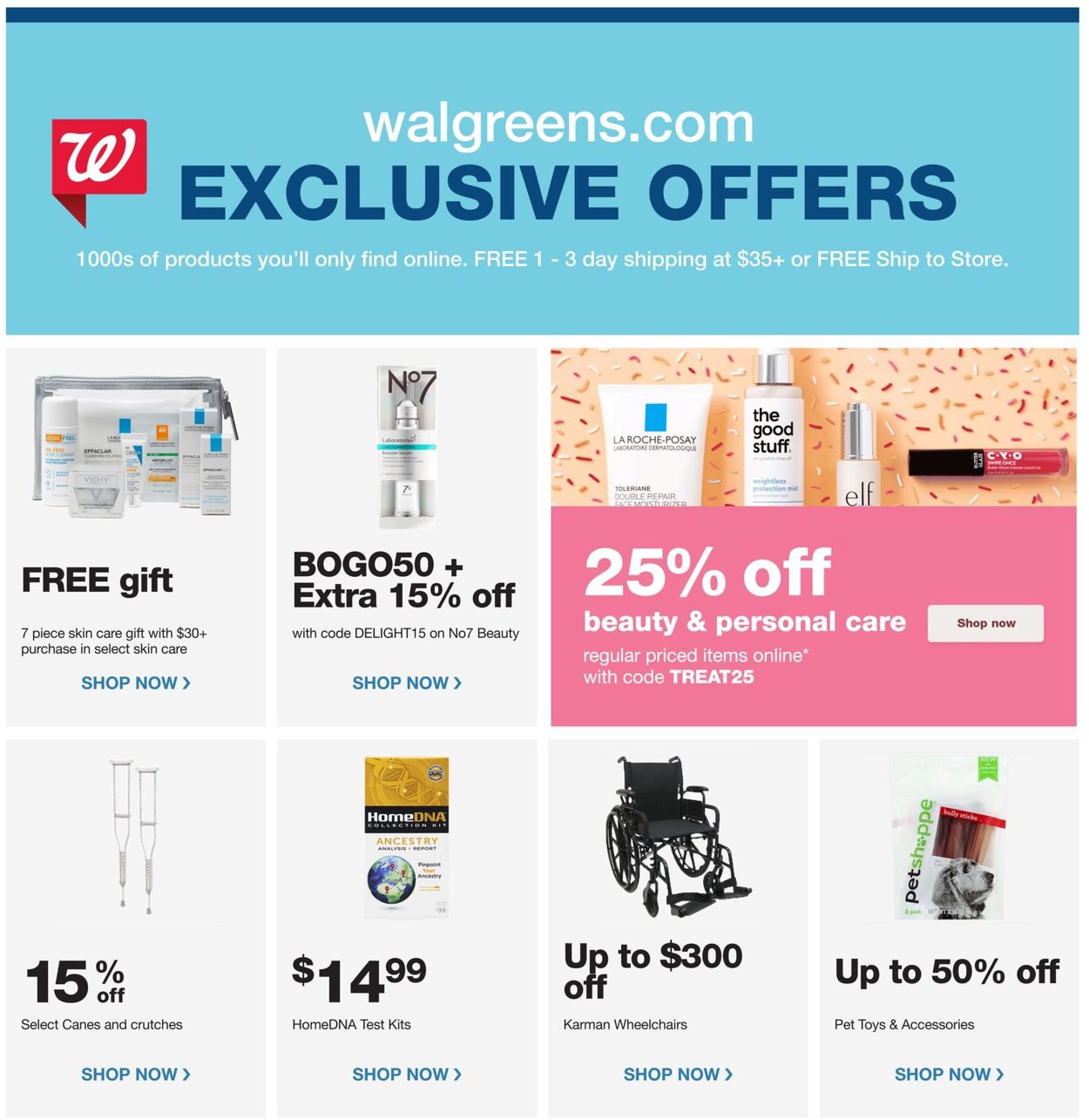 Catalogue Walgreens from 07/28/2019