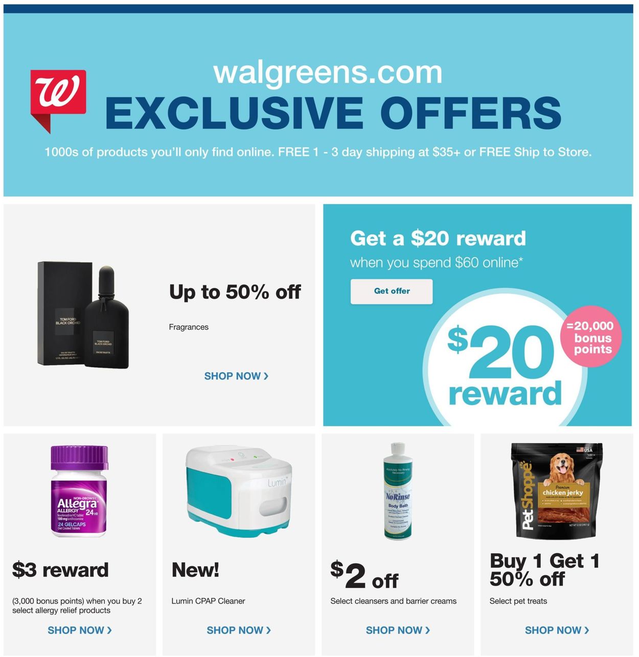 Catalogue Walgreens from 09/29/2019
