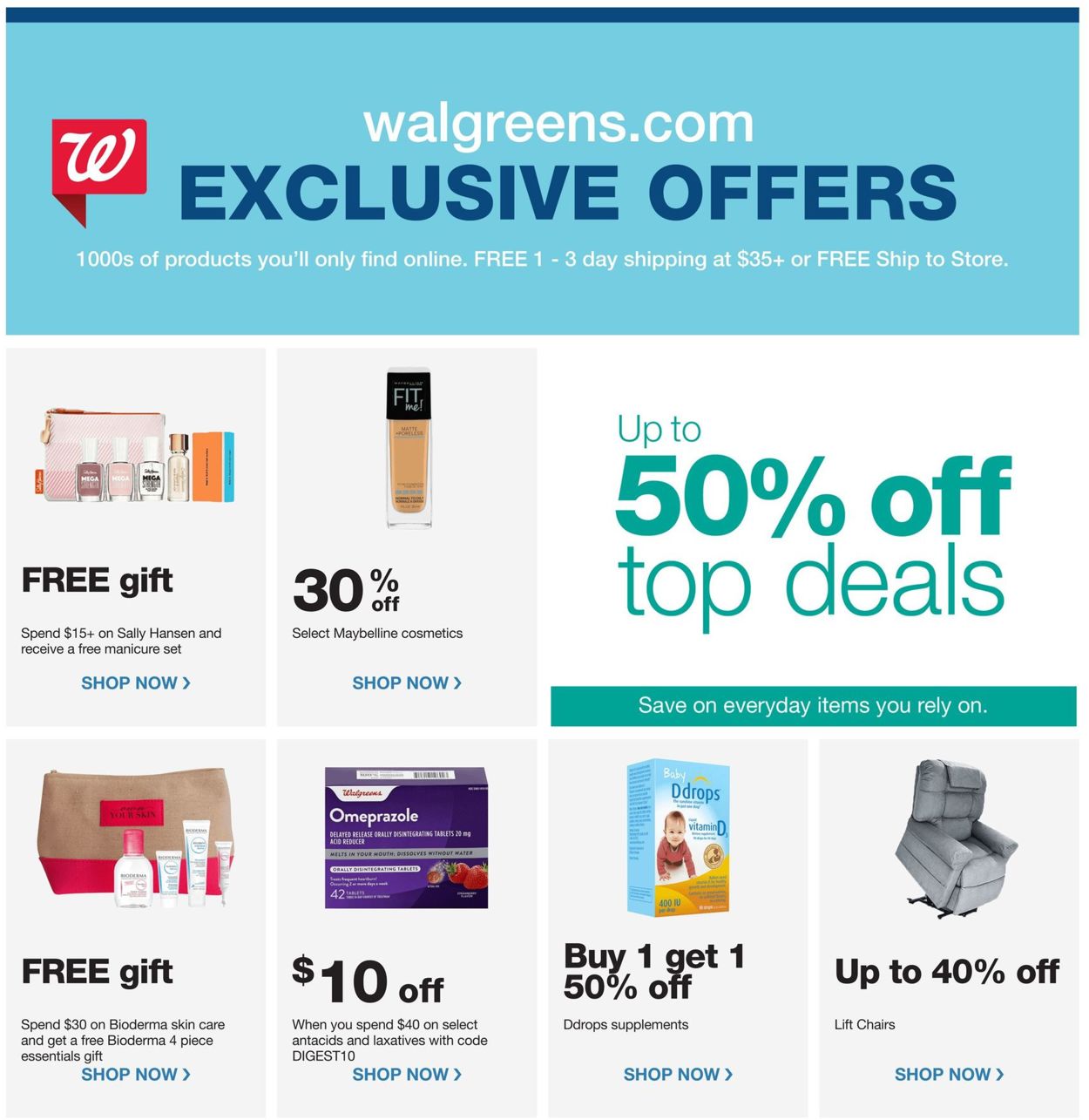Catalogue Walgreens from 10/27/2019