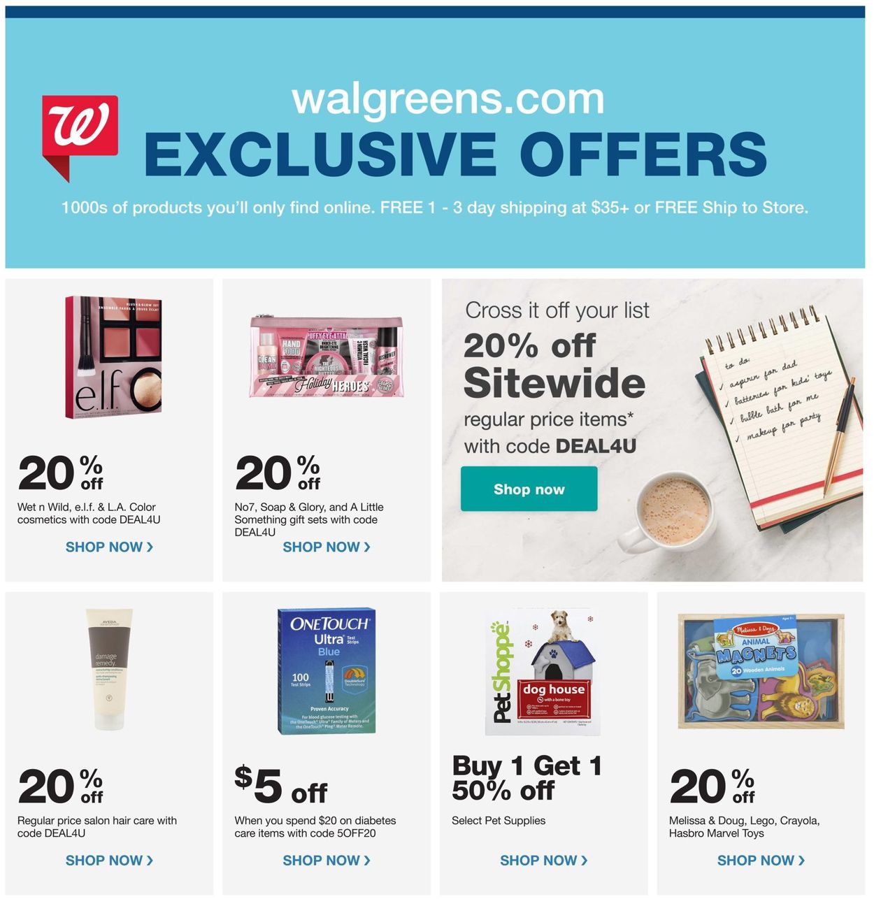 Catalogue Walgreens from 11/10/2019