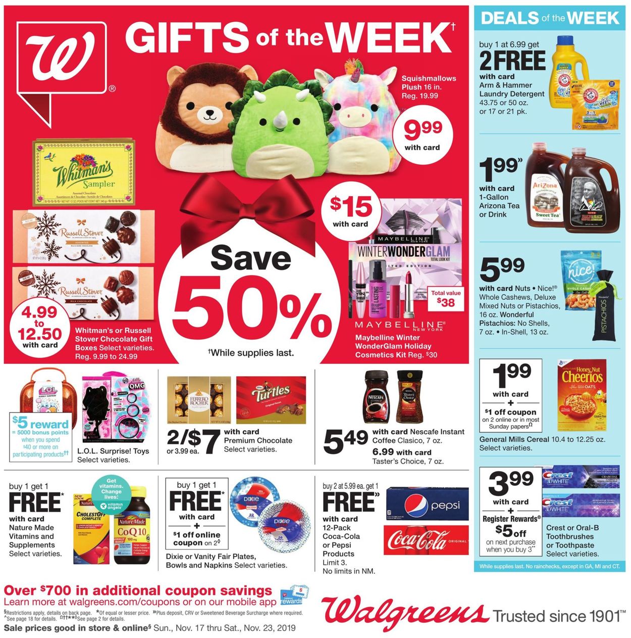 Walgreens Holiday Ad 2019 Current weekly ad 11/17 11/23/2019