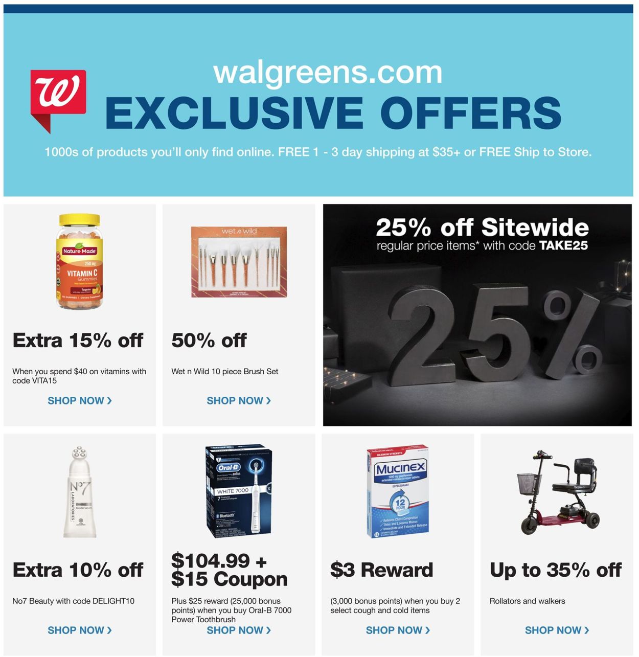 Catalogue Walgreens from 11/24/2019