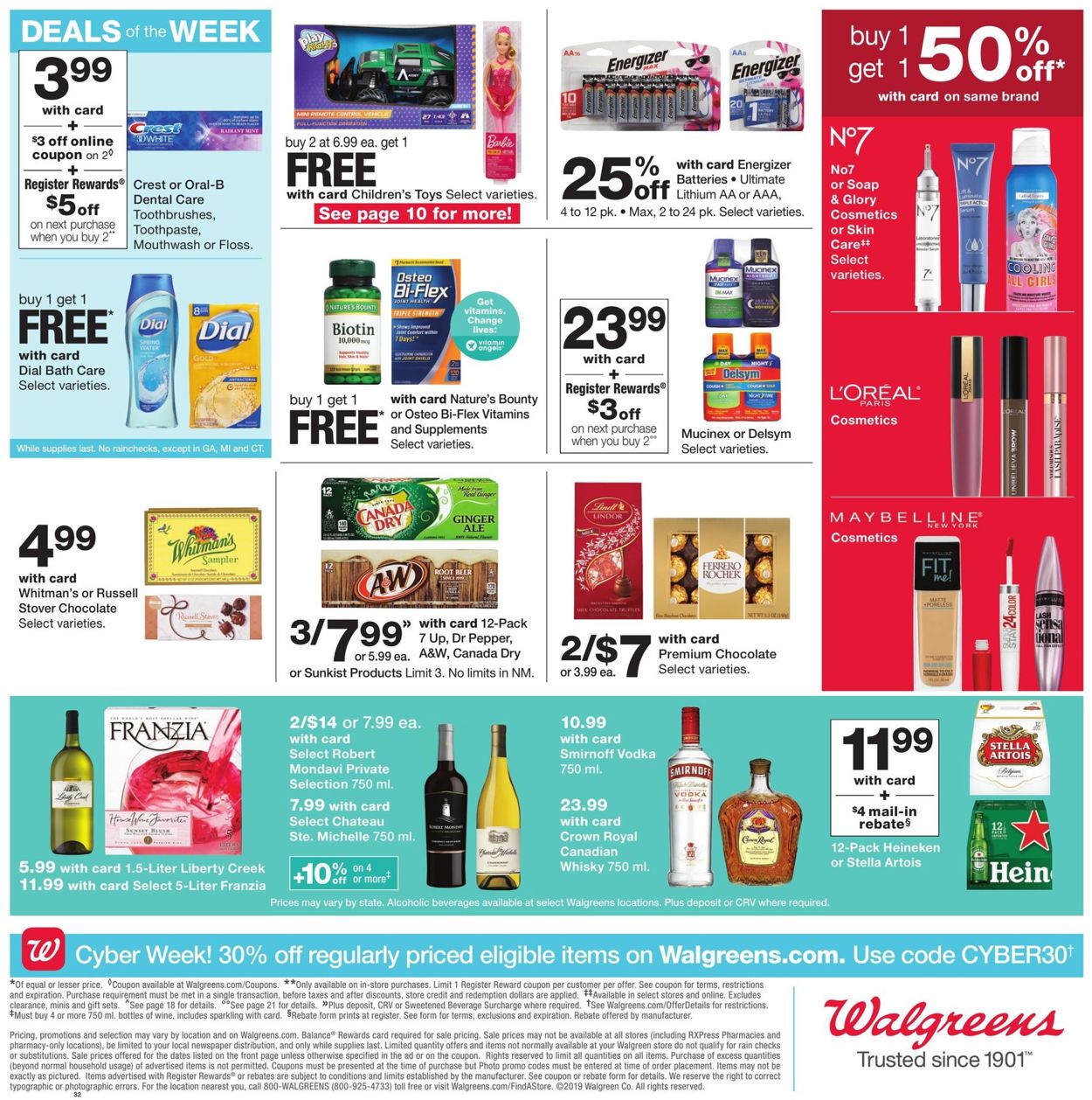Catalogue Walgreens - Holidays Ad 2019 from 12/01/2019