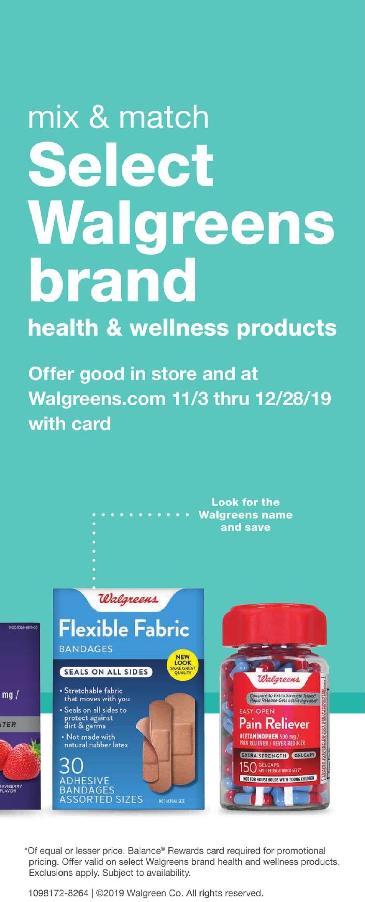 Catalogue Walgreens from 11/03/2019