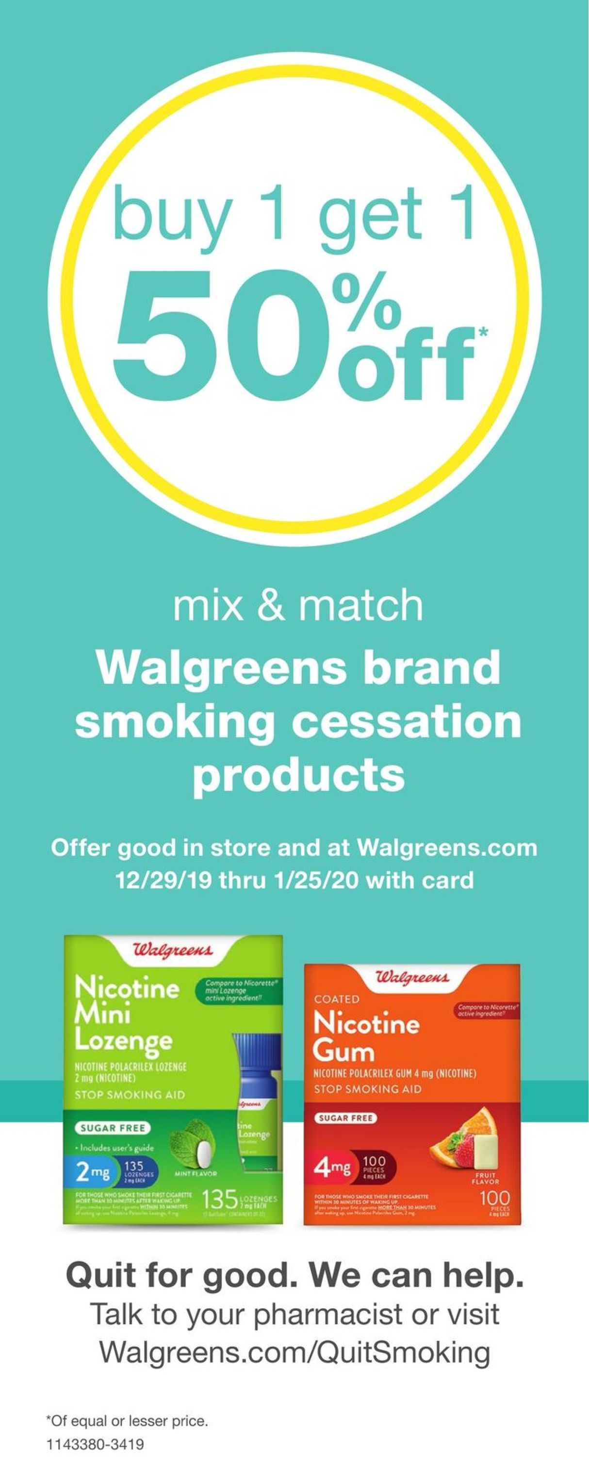 Catalogue Walgreens from 12/29/2019