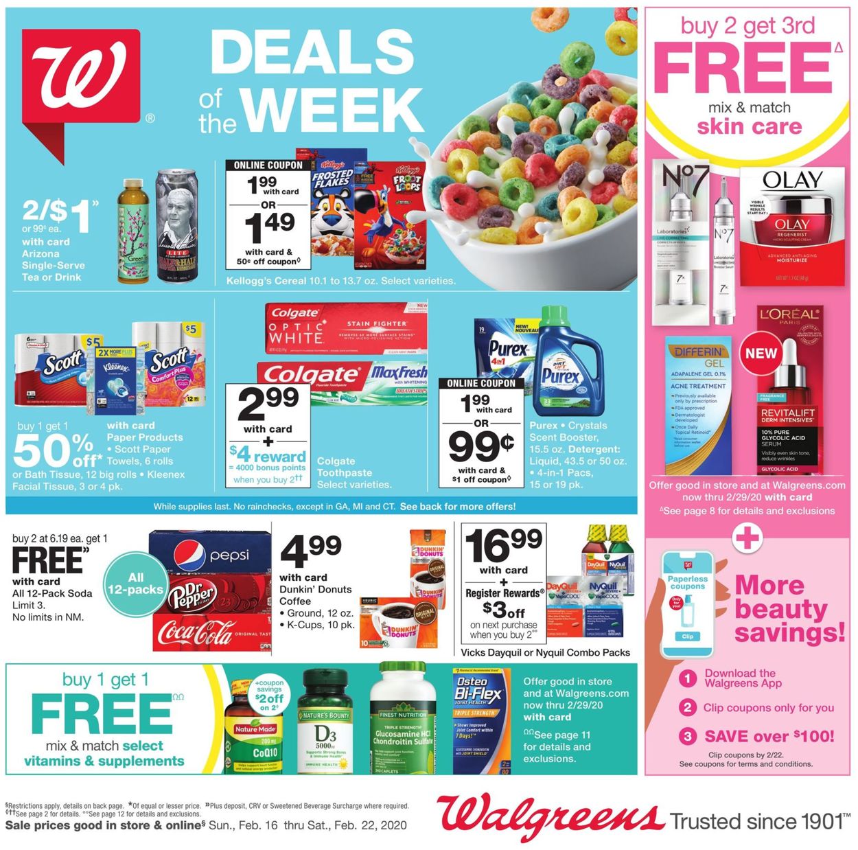 Walgreens Current weekly ad 02/16 02/22/2020