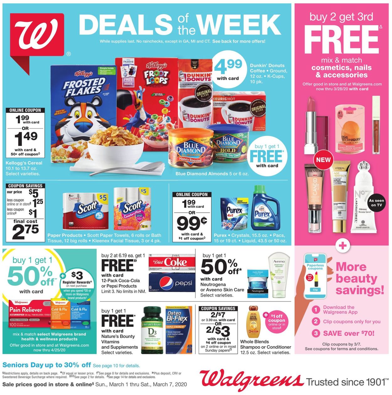 Walgreens Current weekly ad 03/01 03/07/2020