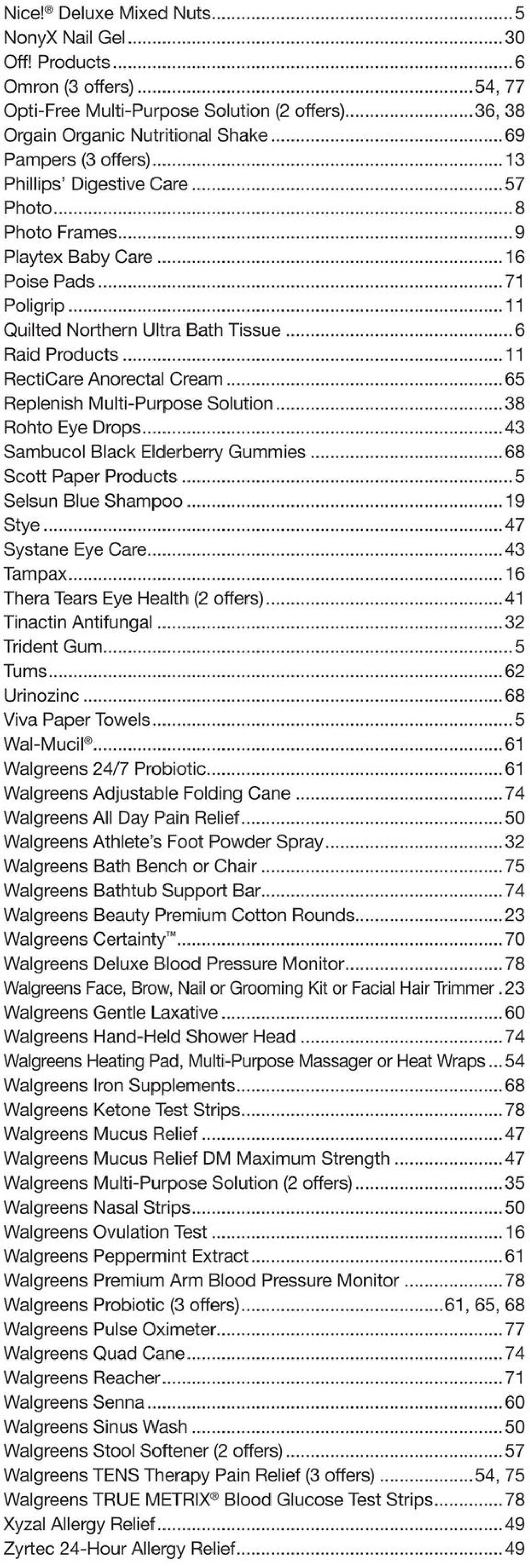 Catalogue Walgreens from 05/31/2020