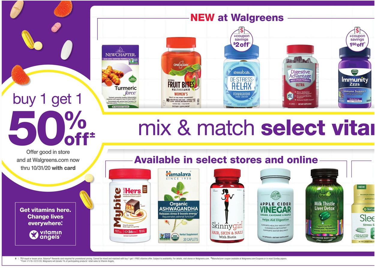 Catalogue Walgreens from 08/30/2020