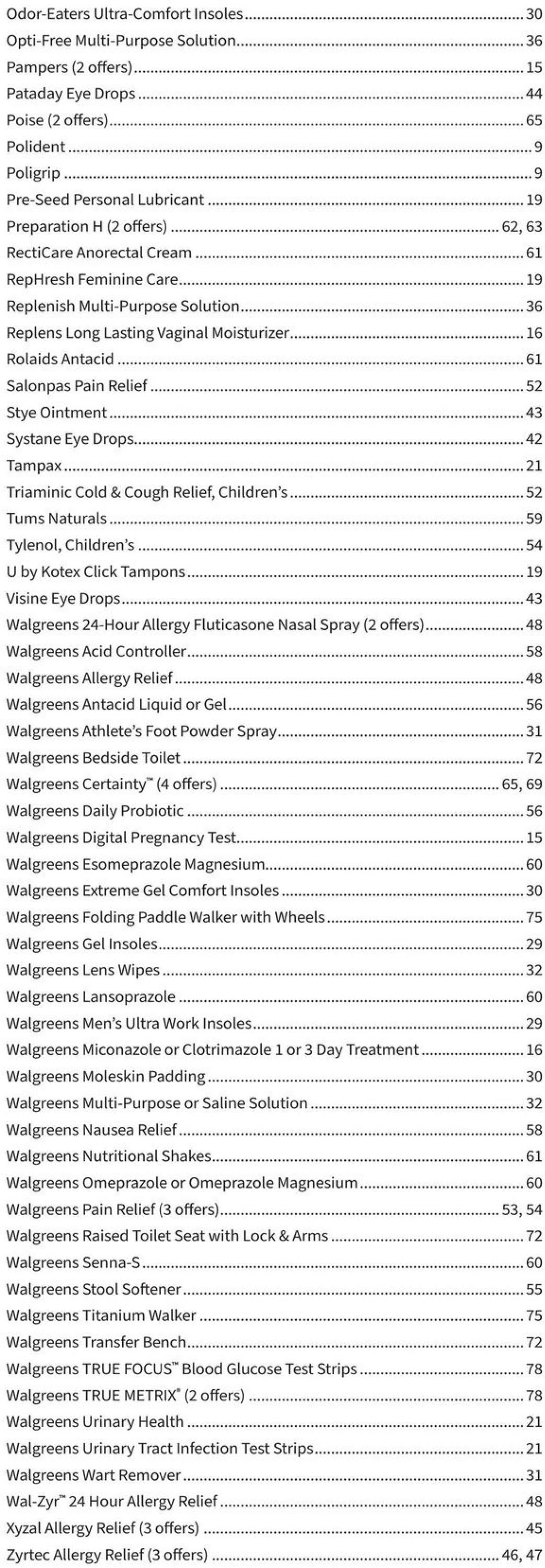 Catalogue Walgreens from 12/27/2020