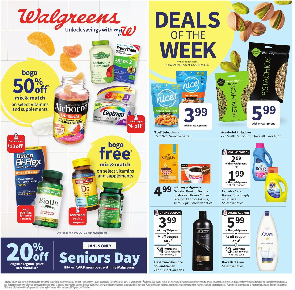 Walgreens Current weekly ad 01/03 01/09/2021