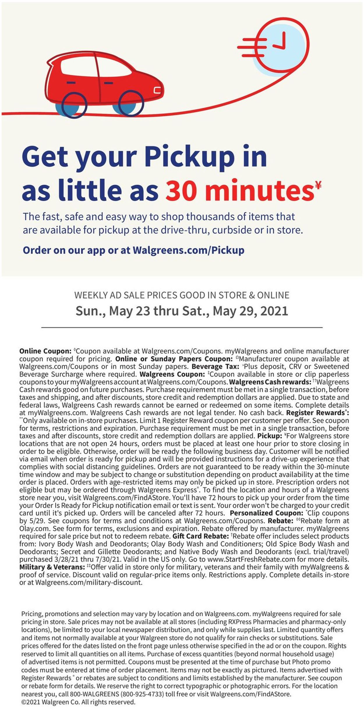 Catalogue Walgreens from 05/23/2021